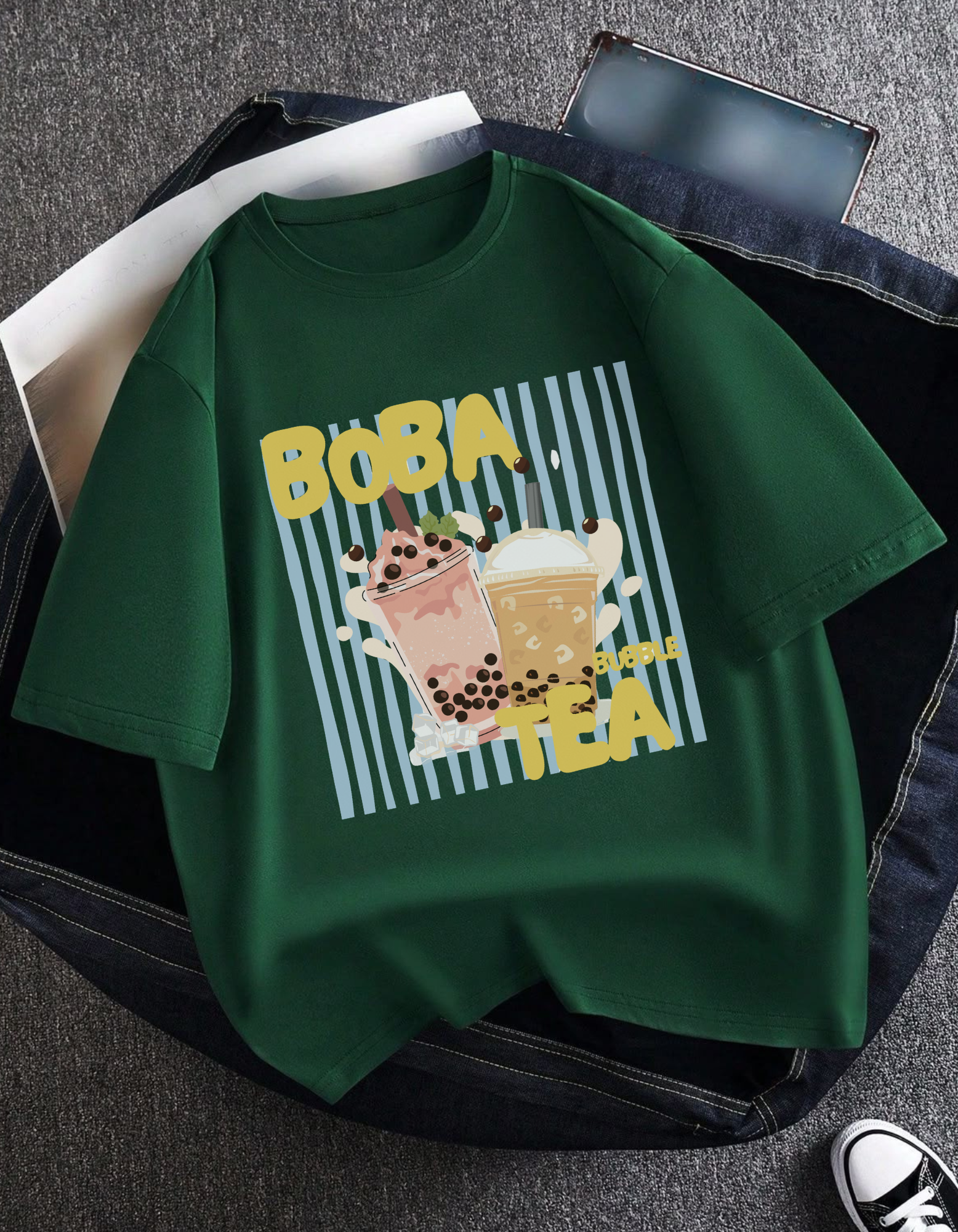 Women's Oversized Boba Tea T-Shirt