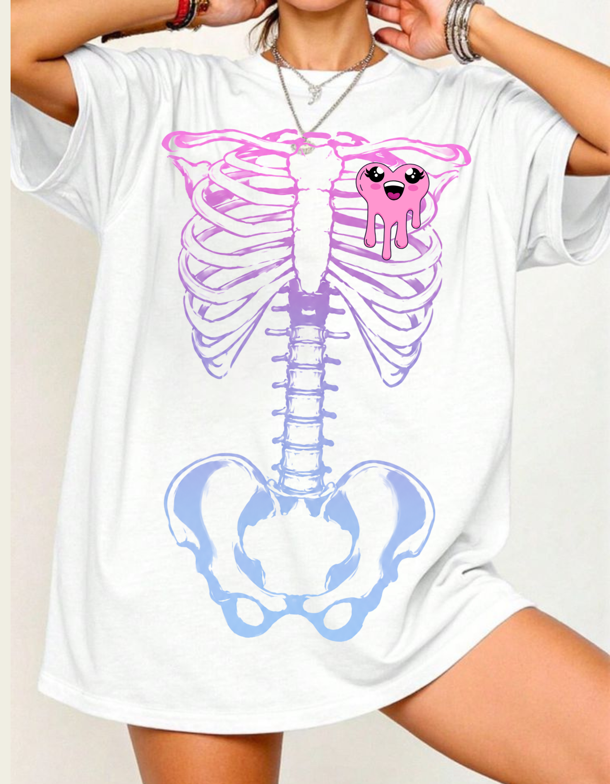 Women's Bone Structure Oversized T-Shirt