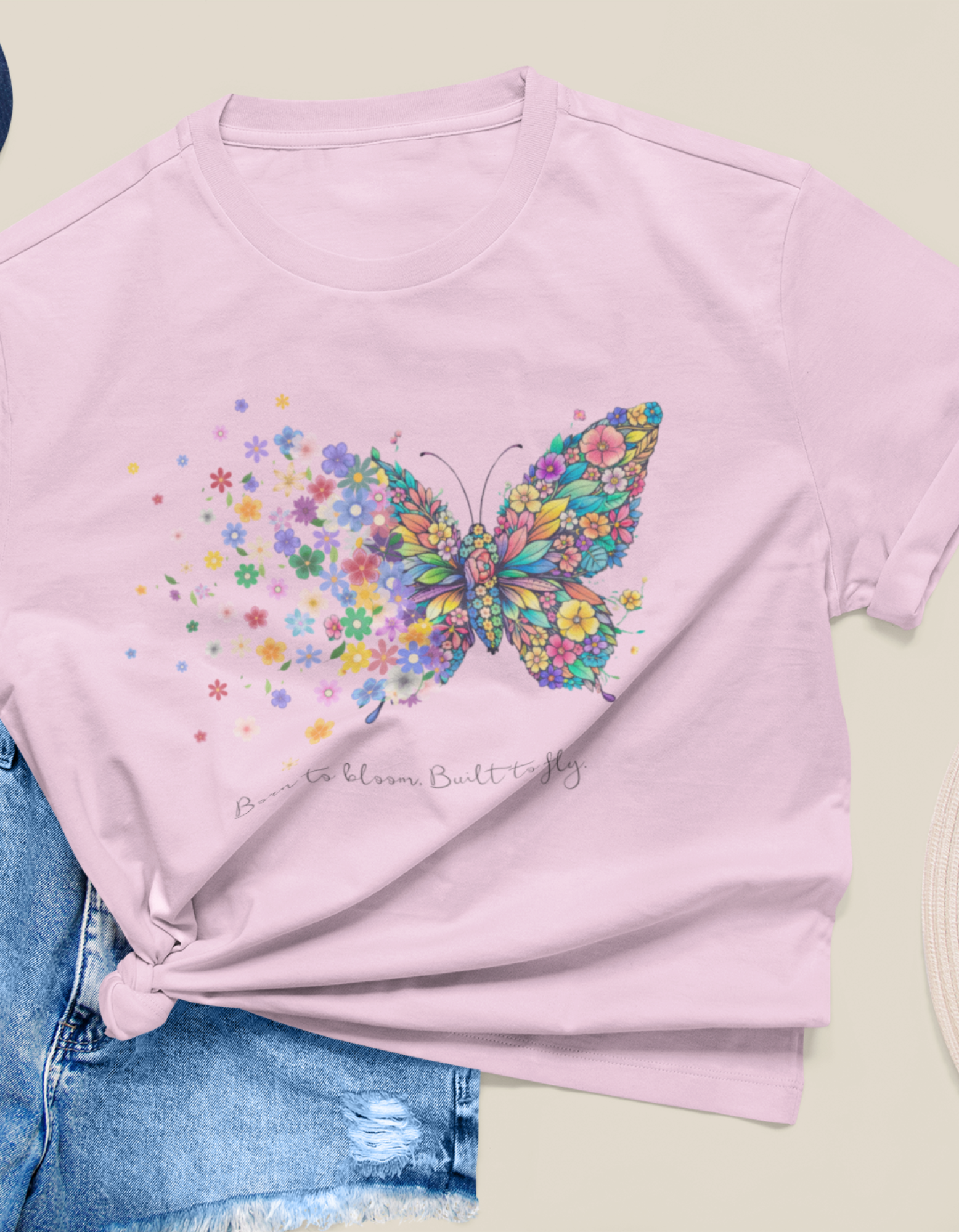 Women's Oversized Born to Bloom T-Shirt