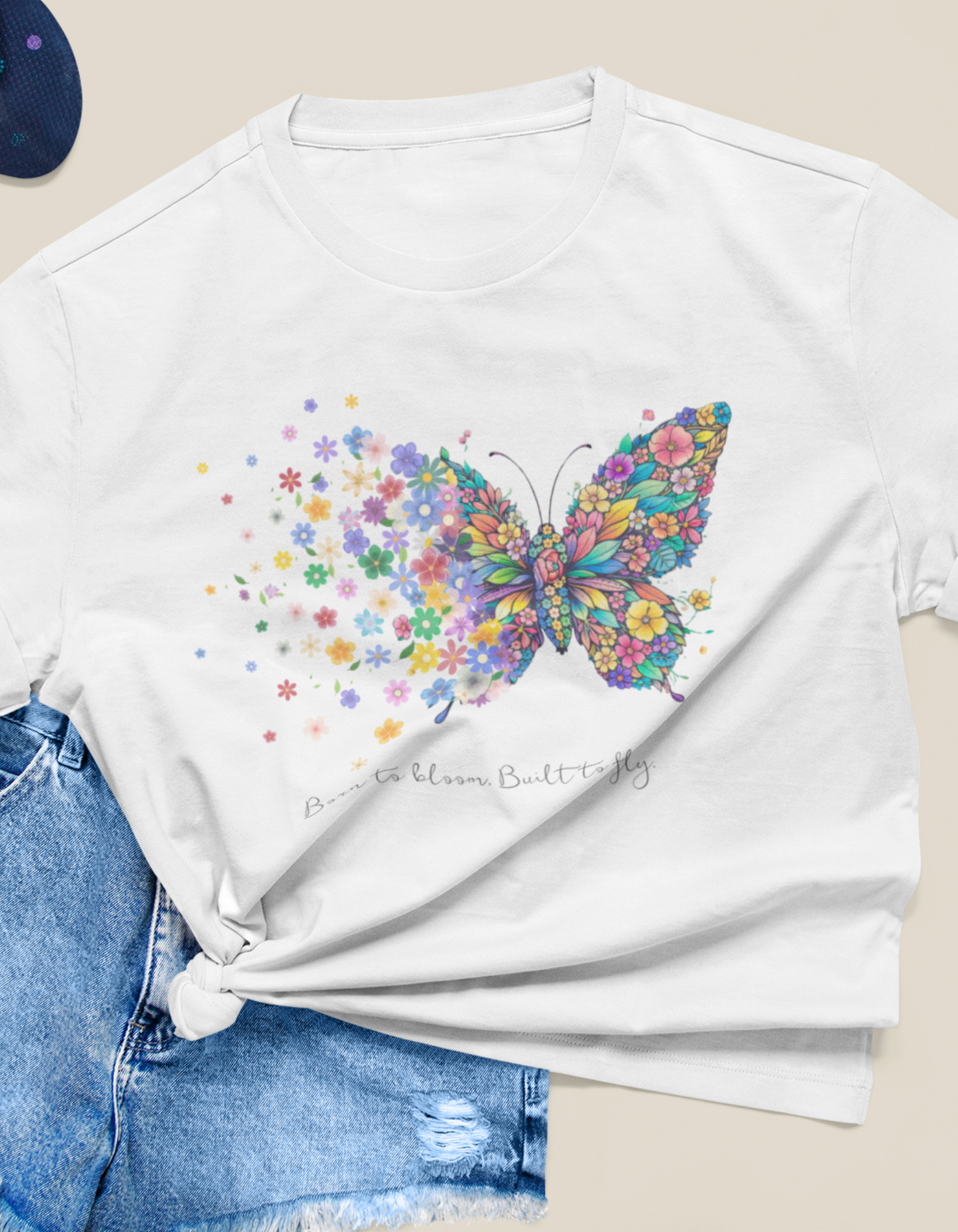 Women's Oversized Born to Bloom T-Shirt