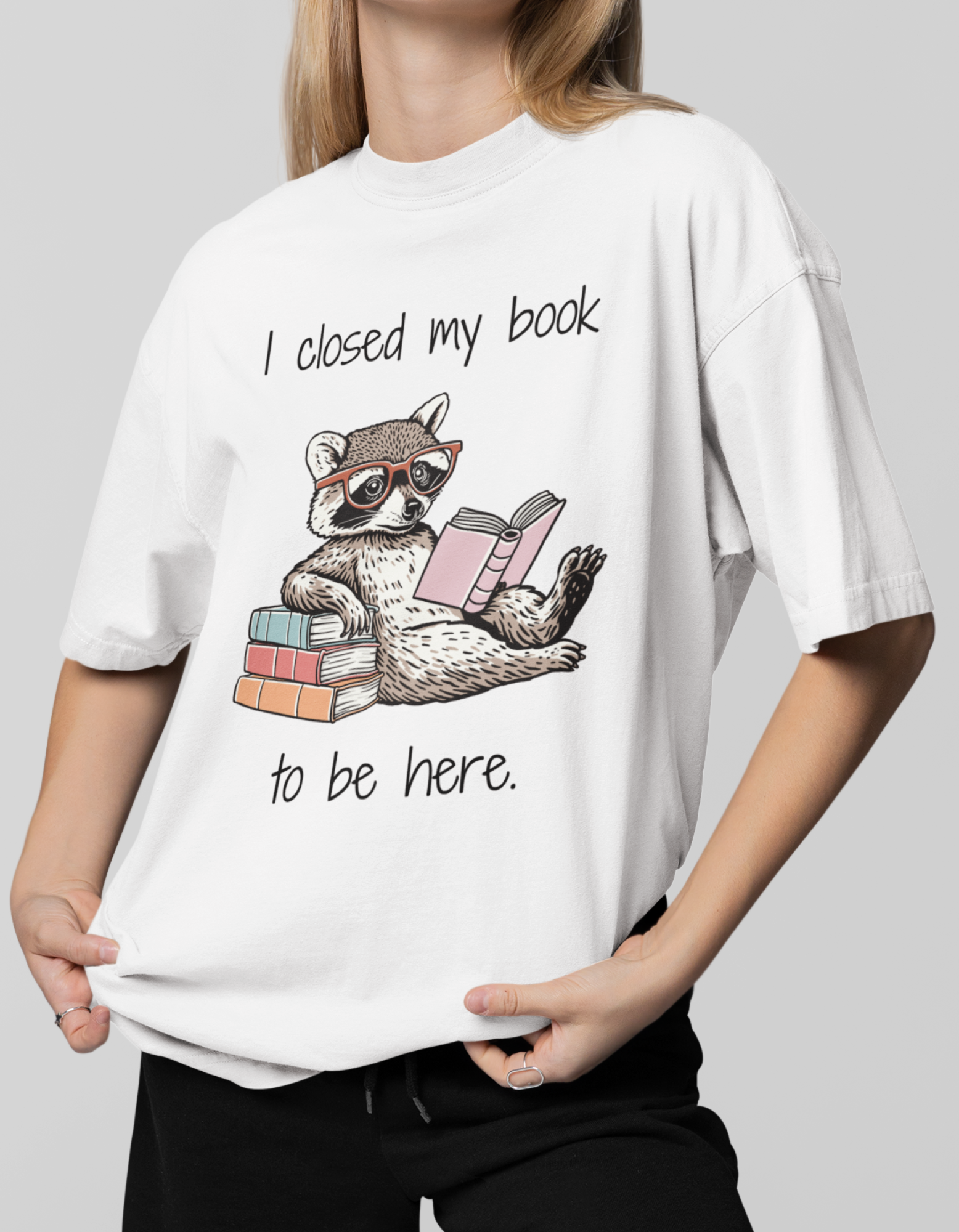 Unisex Oversized T-Shirt for Book lovers
