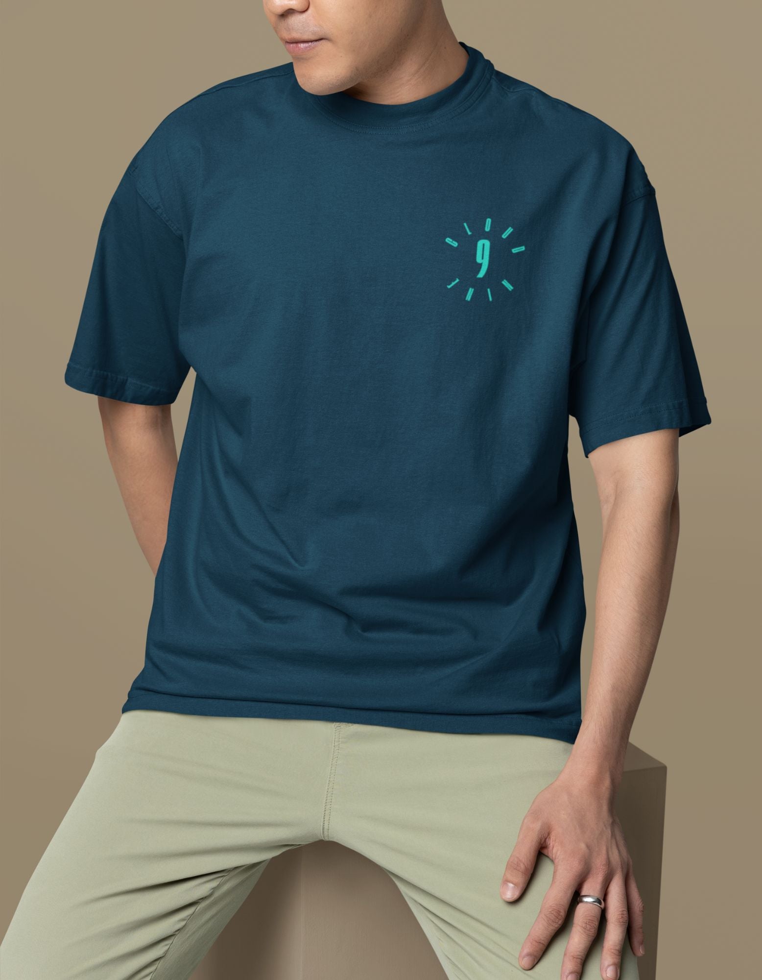 Unisex Oversized Clouds T-Shirt