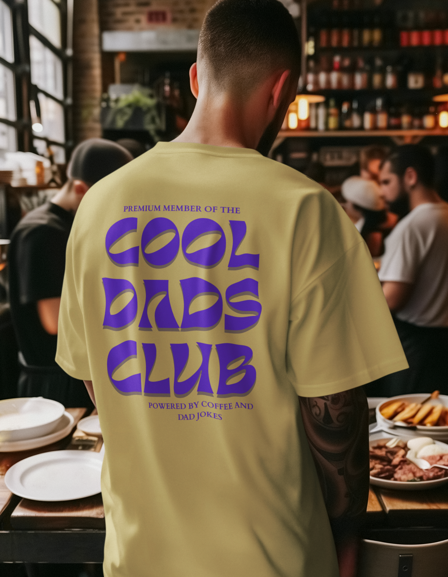 Oversized Cool Dads Club T-Shirt