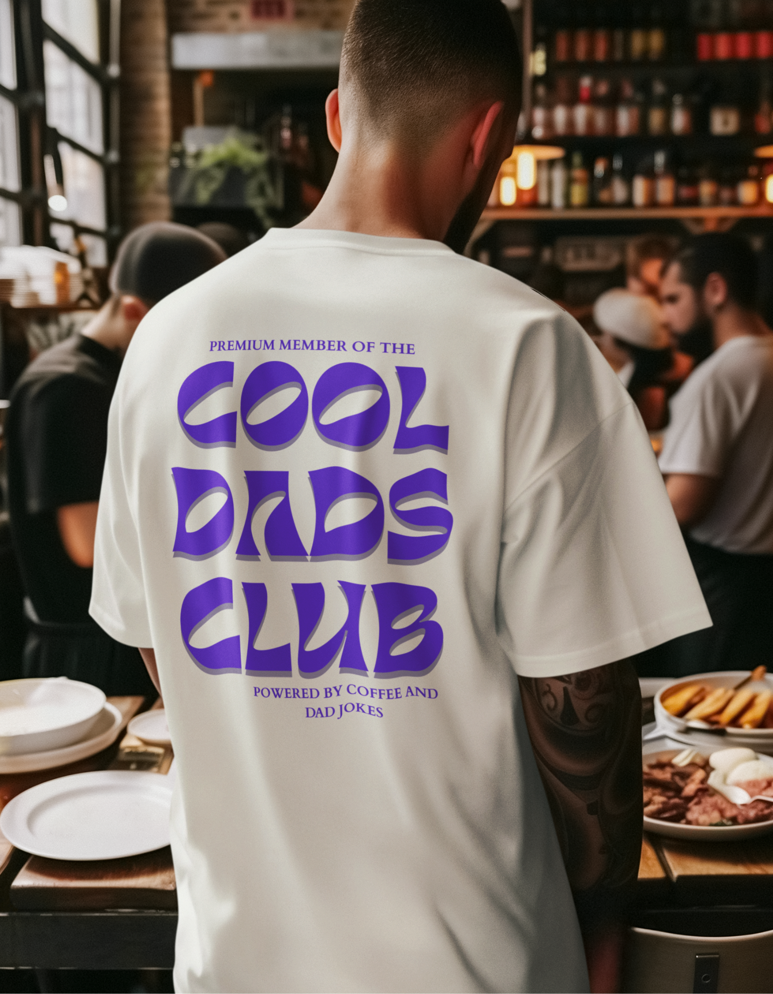 Oversized Cool Dads Club T-Shirt