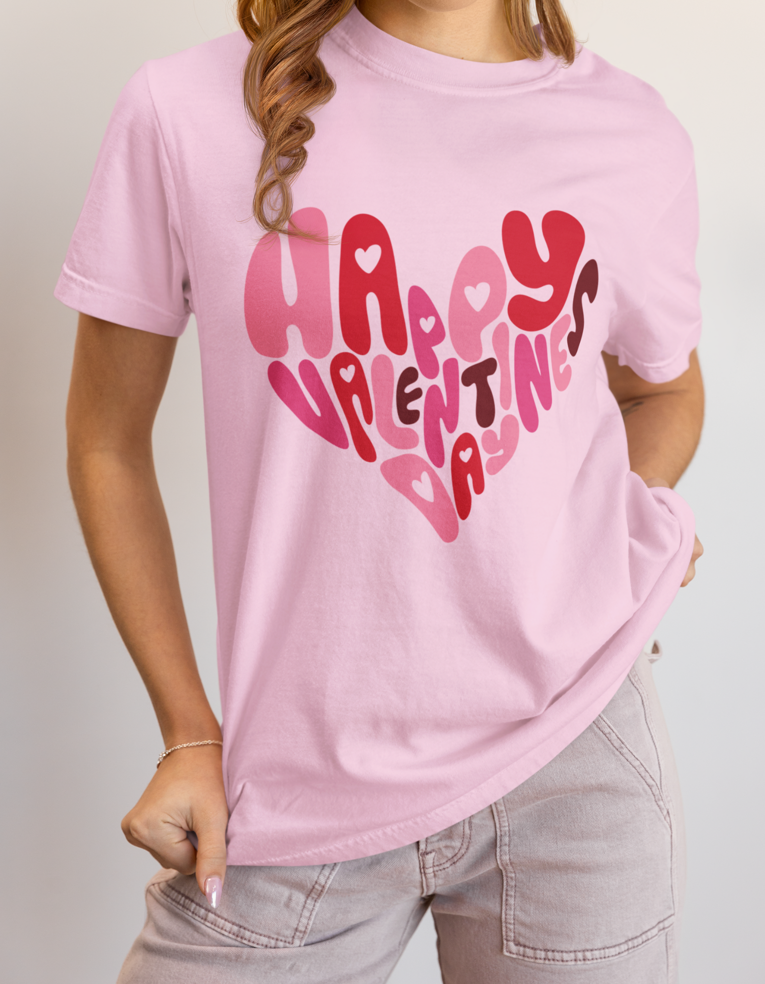 Women's Happy Valentine's Day T-Shirt