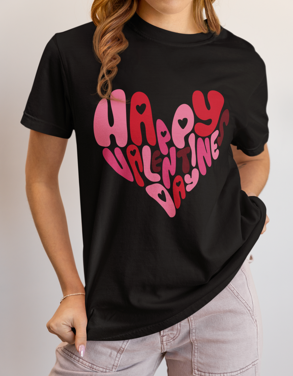 Women's Happy Valentine's Day T-Shirt