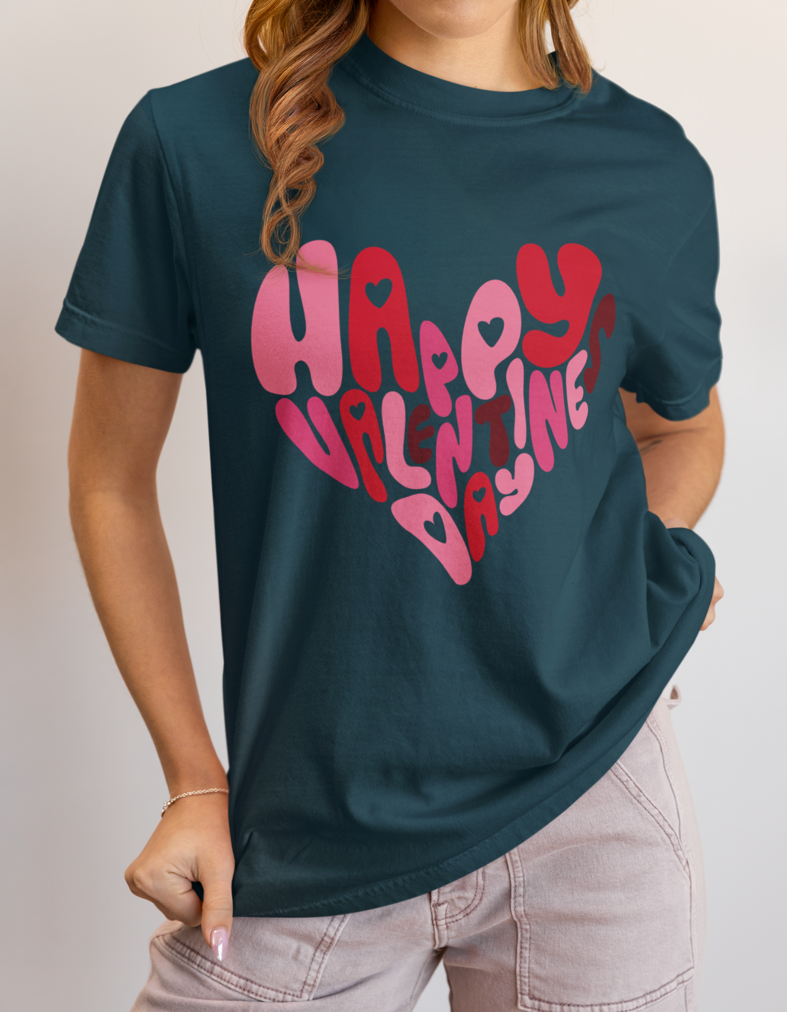 Women's Happy Valentine's Day T-Shirt