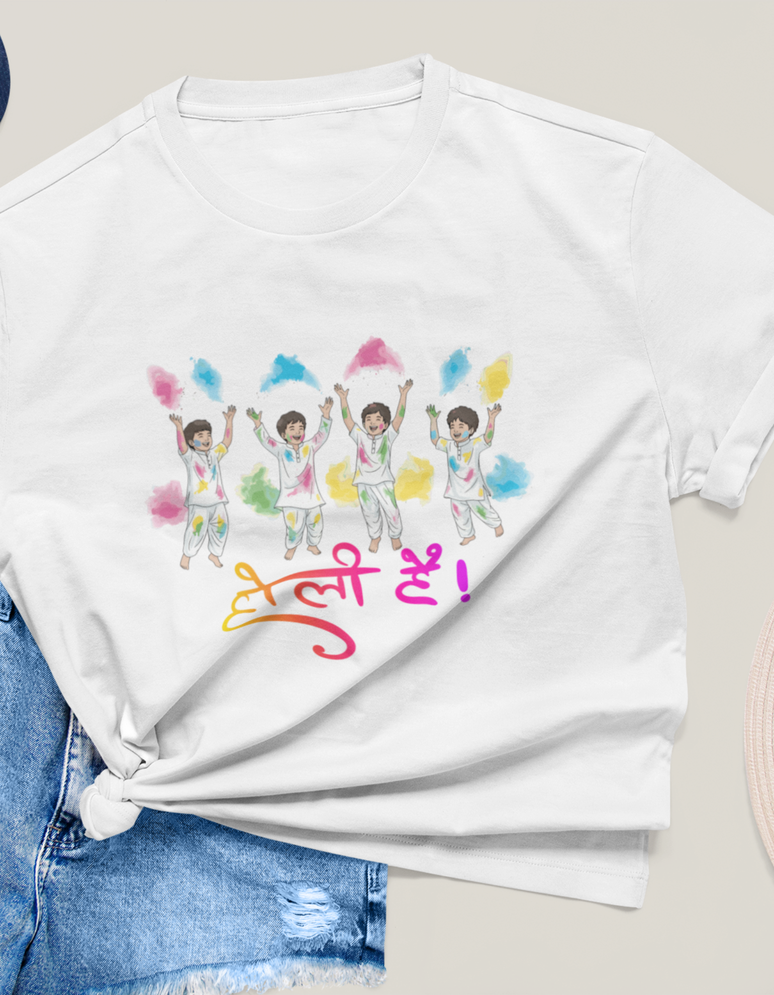 Unisex Oversized T-Shirt for Holi