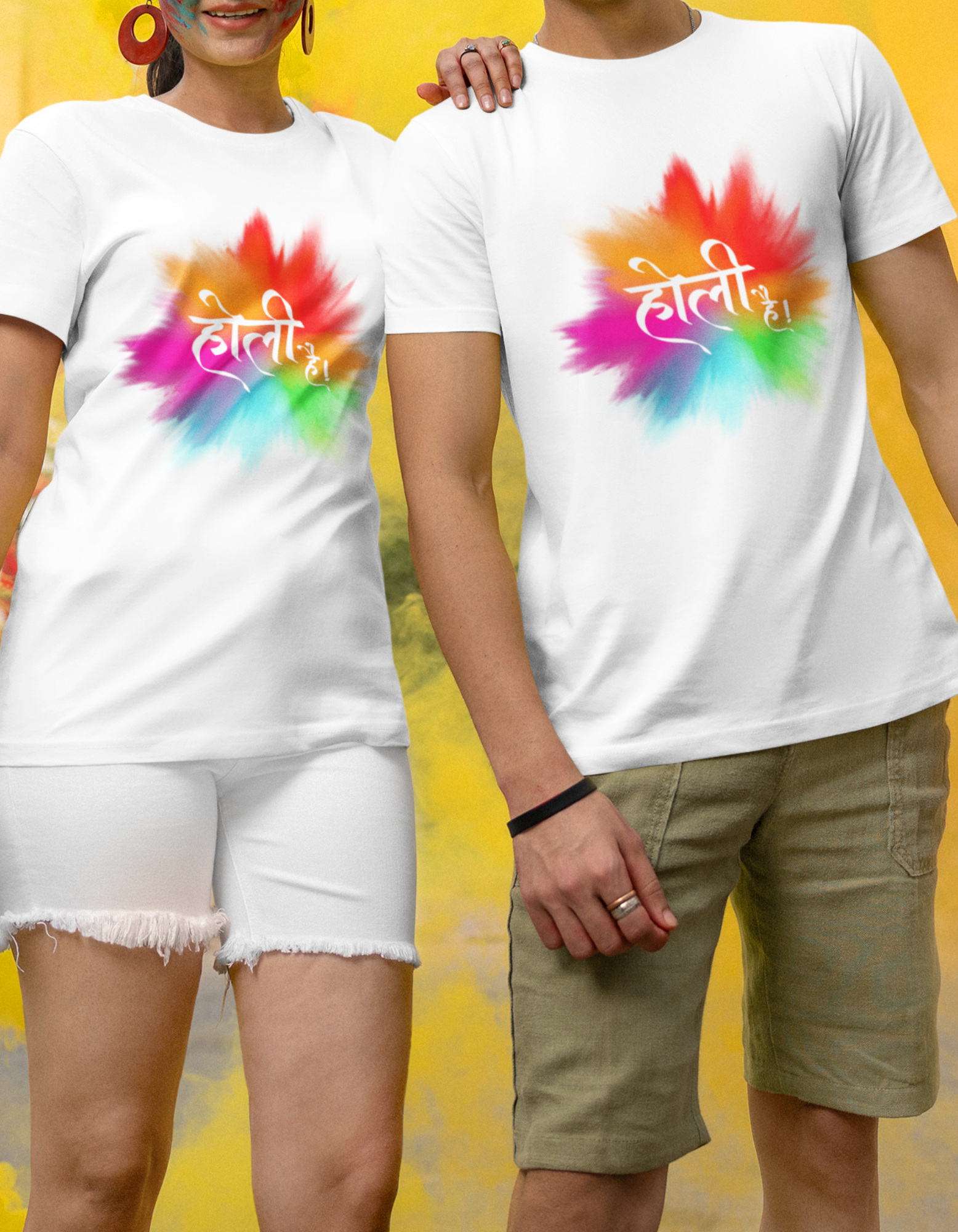 Unisex Crew T-Shirt for Holi