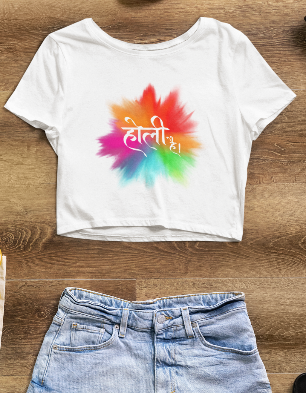 Women's Holi He Baby Tee