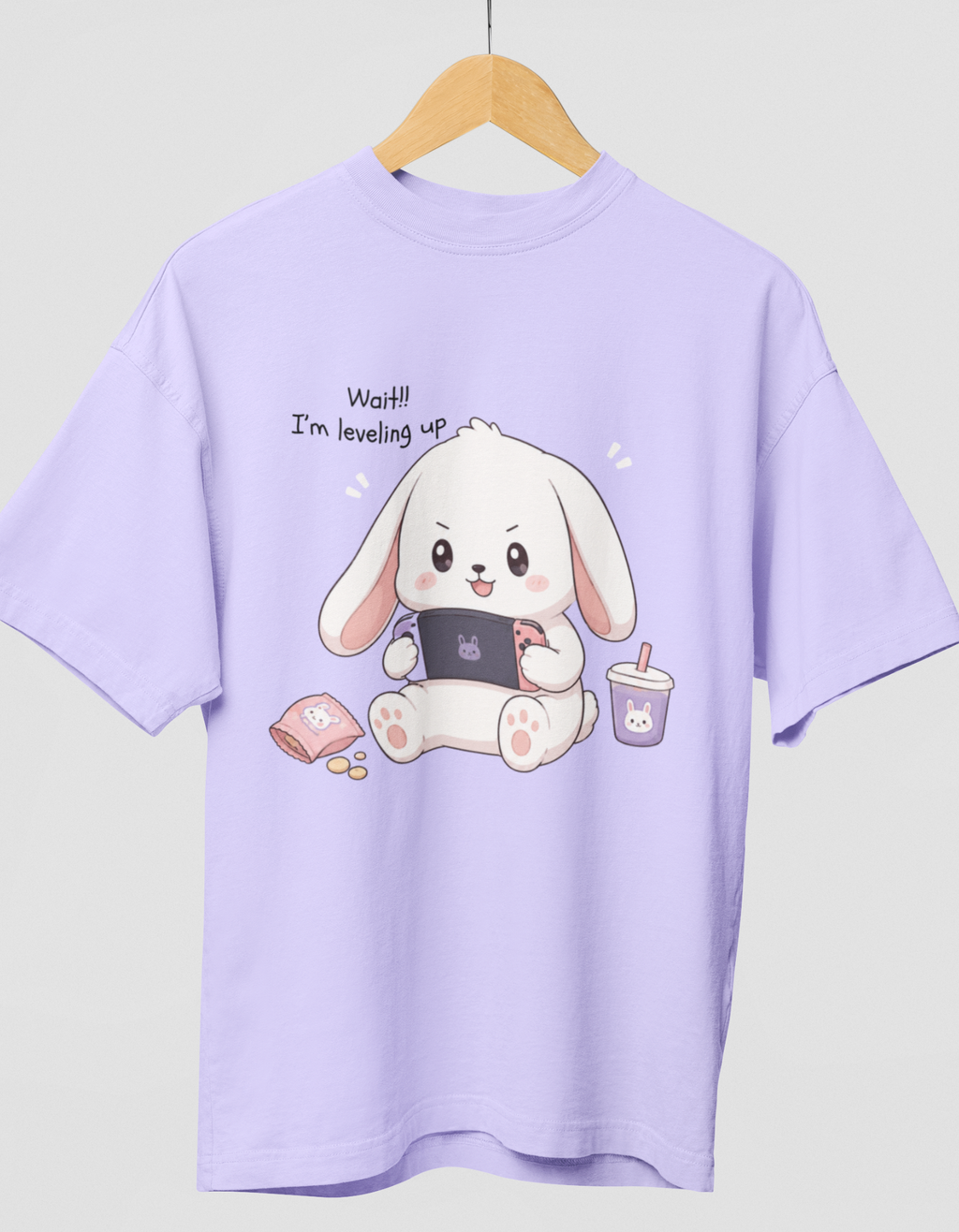 Women's Cute Printed Oversized T-Shirt