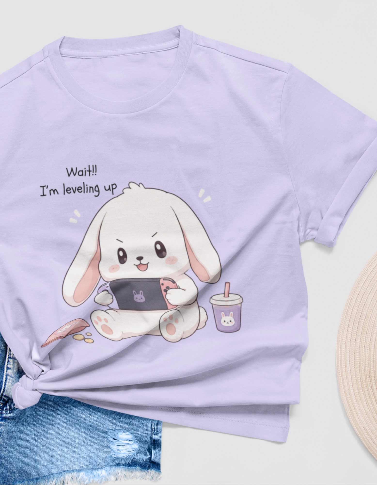 Women's Cute Printed Oversized T-Shirt