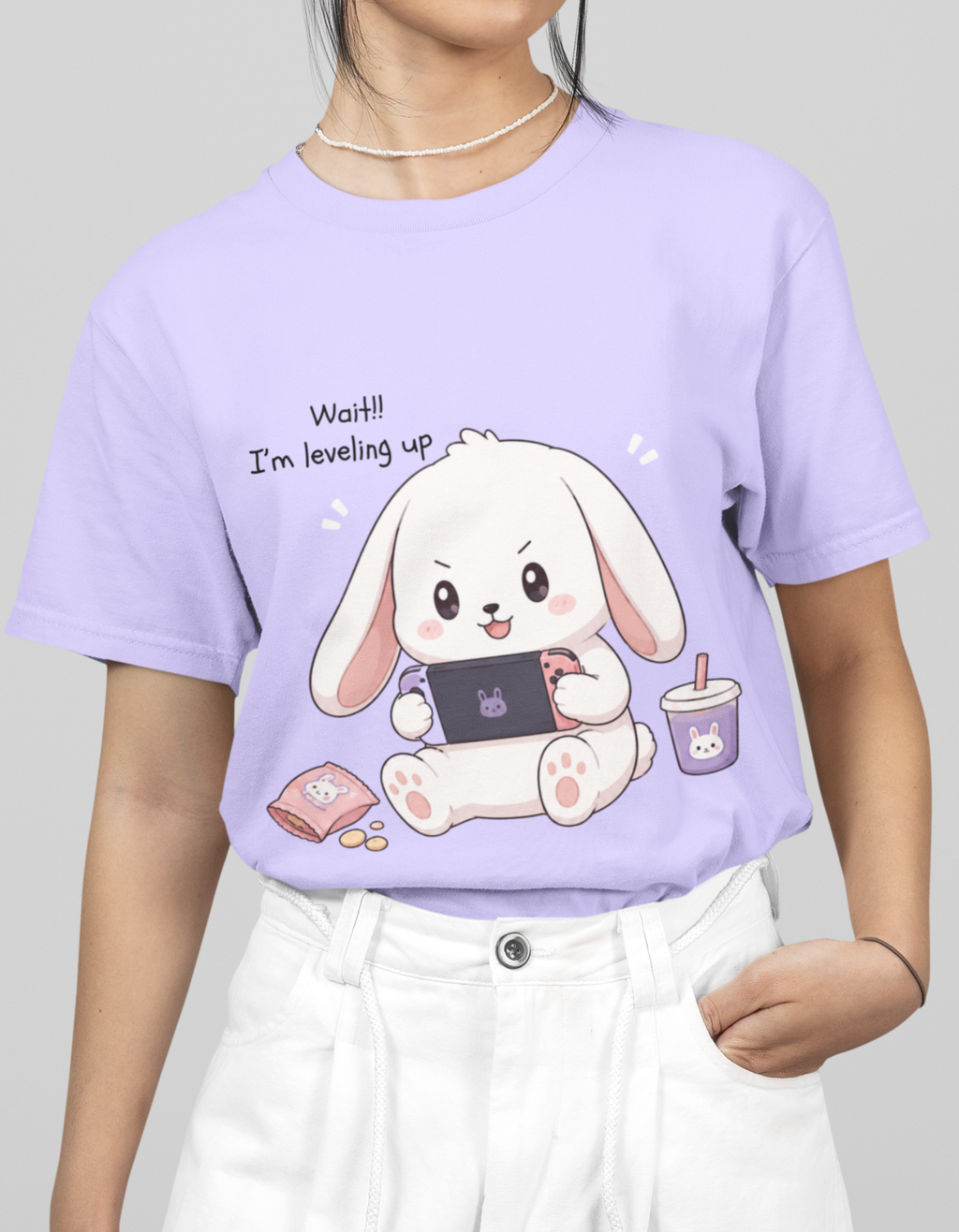 Women's Cute Printed Oversized T-Shirt