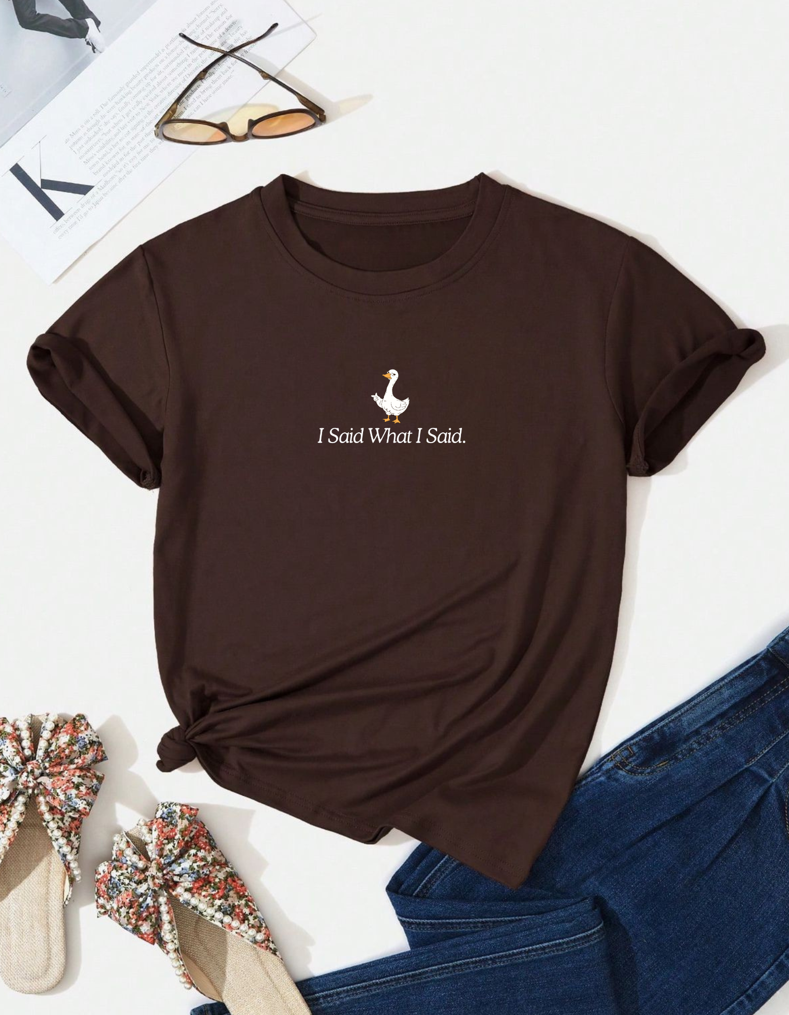 Women's Printed Crew T-Shirt