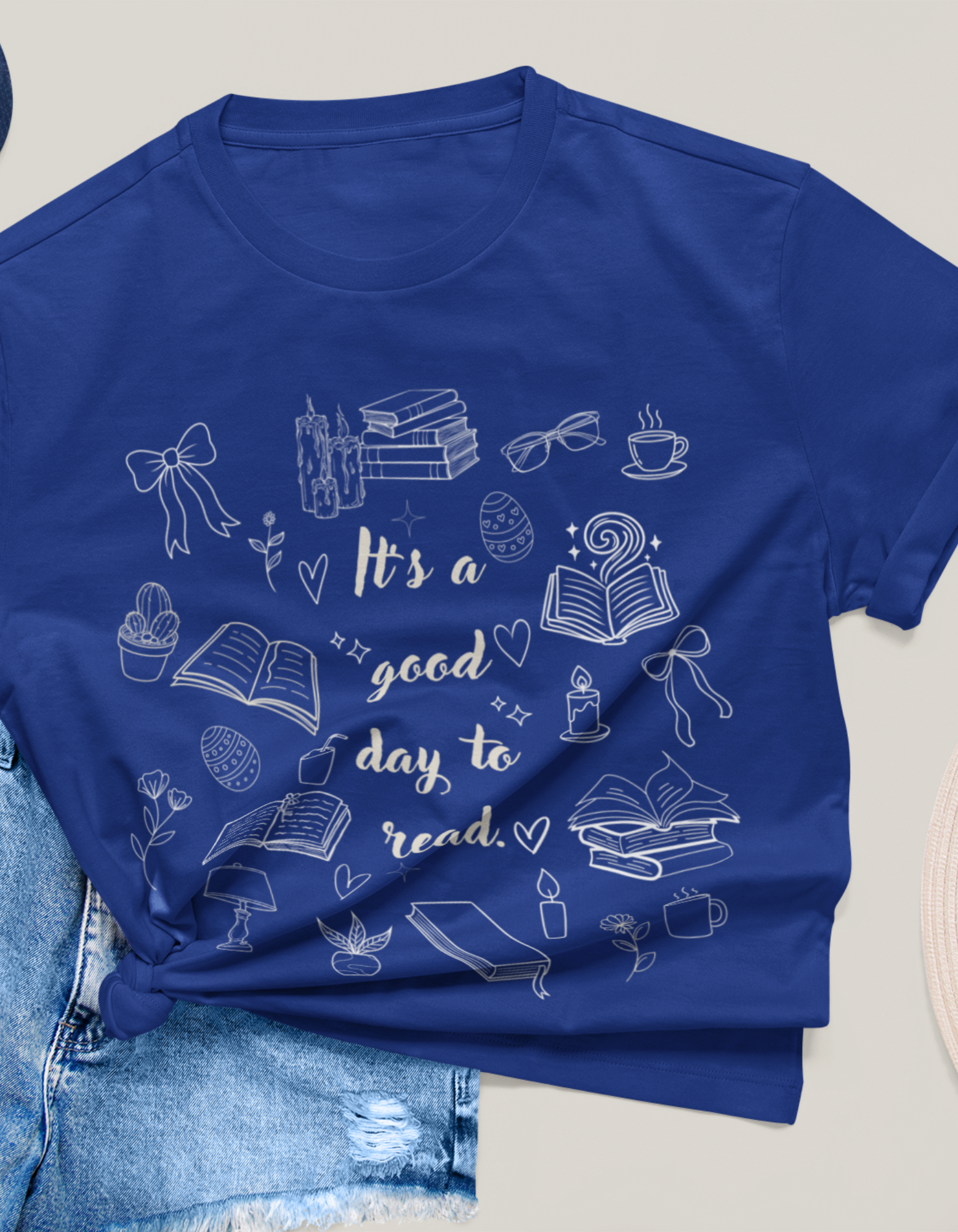 Women's Oversized Books Lovers T-Shirt