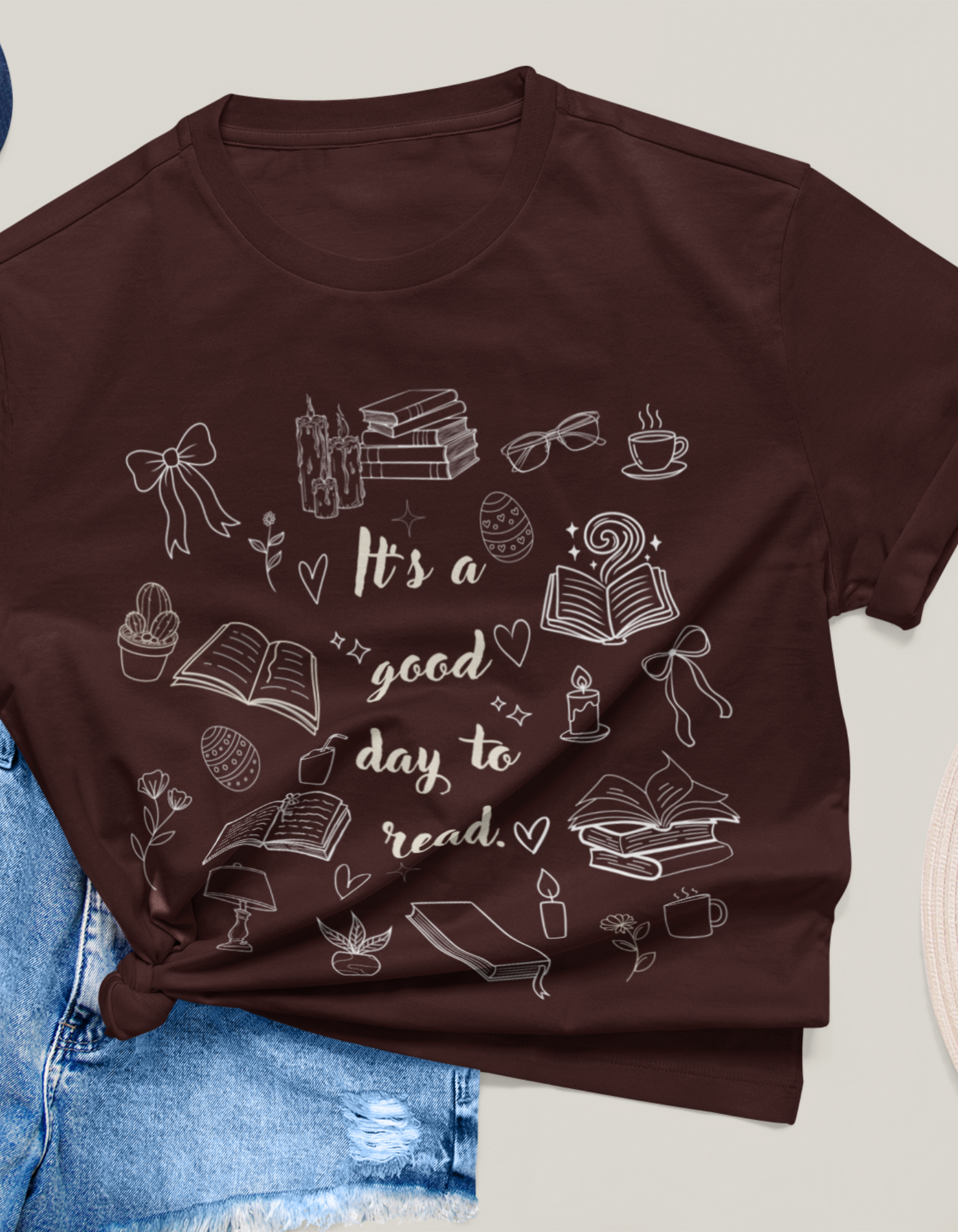 Women's Oversized Books Lovers T-Shirt