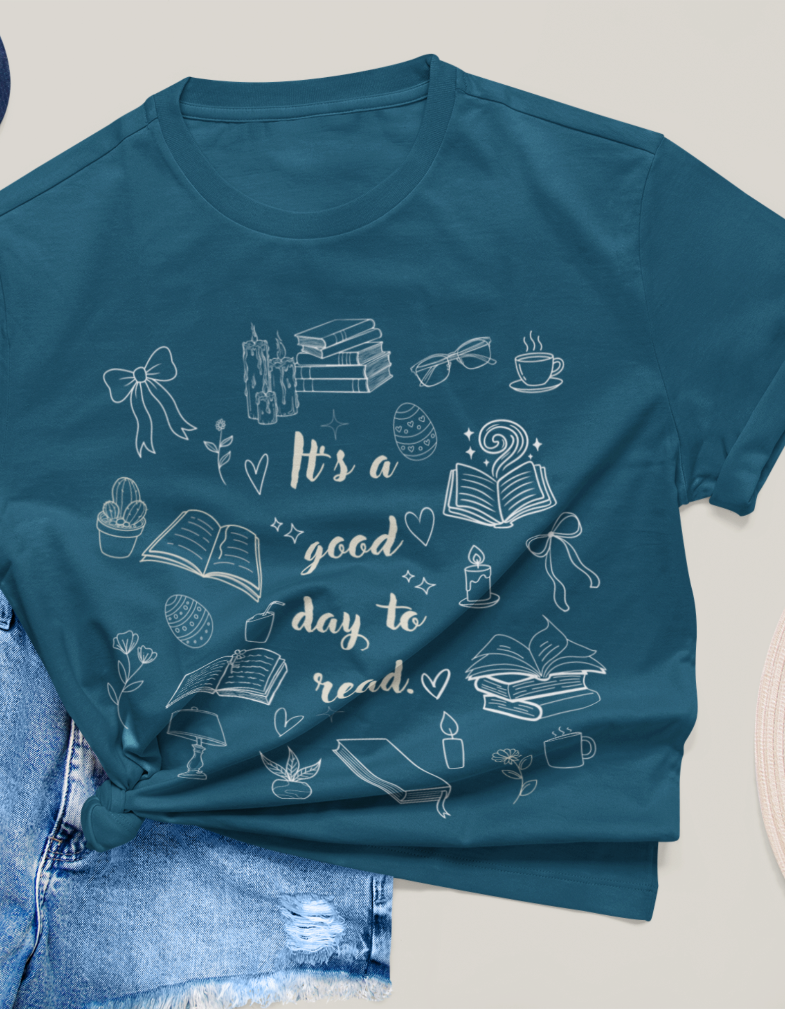 Women's Oversized Books Lovers T-Shirt