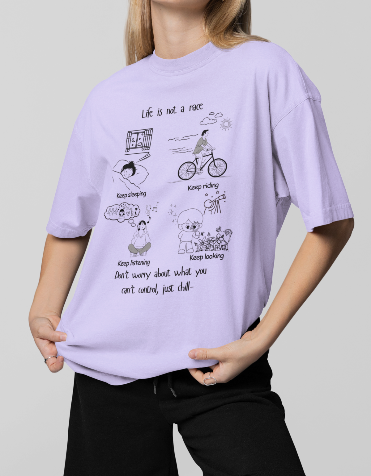 Unisex Oversized Printed T-Shirt