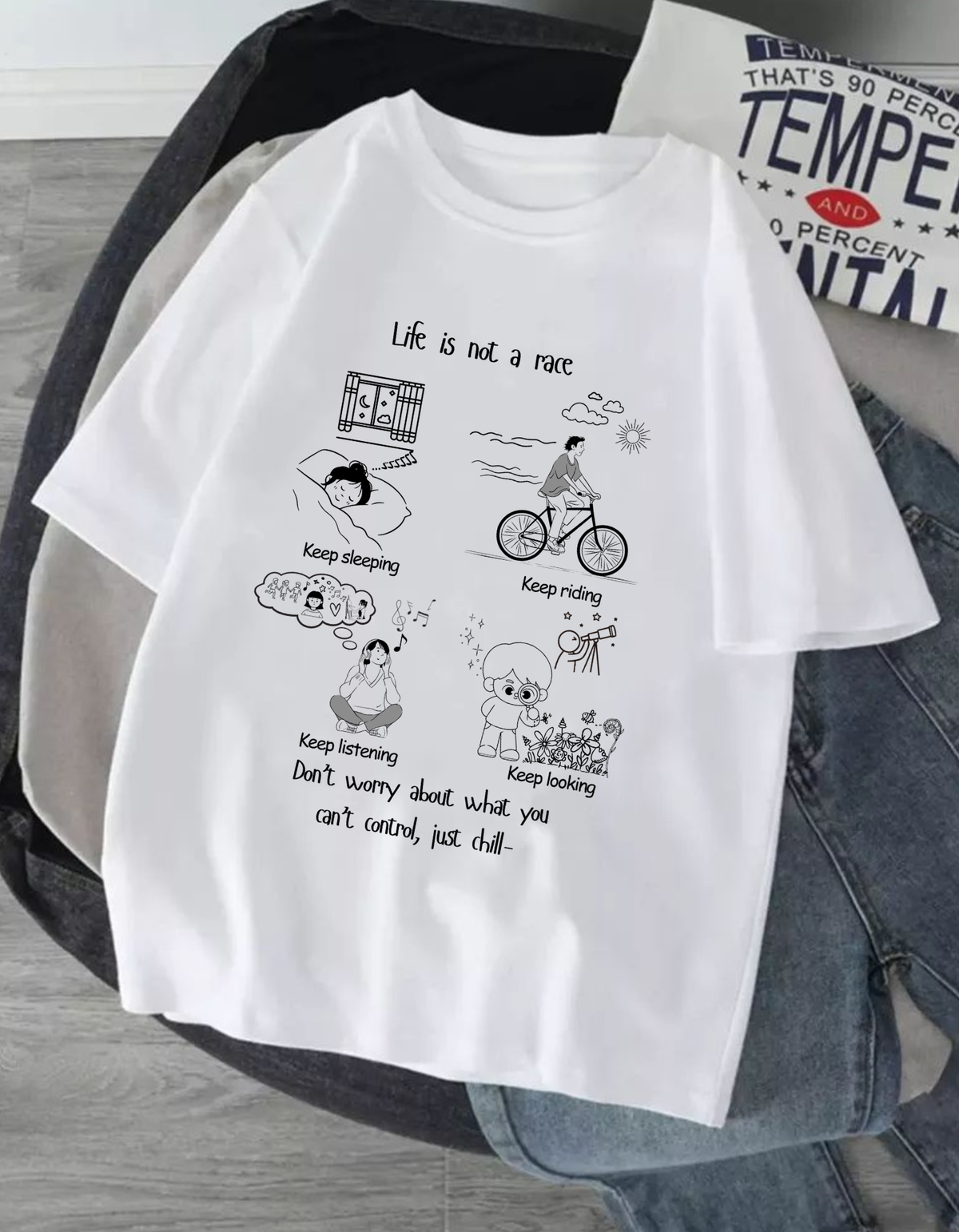 Unisex Oversized Printed T-Shirt