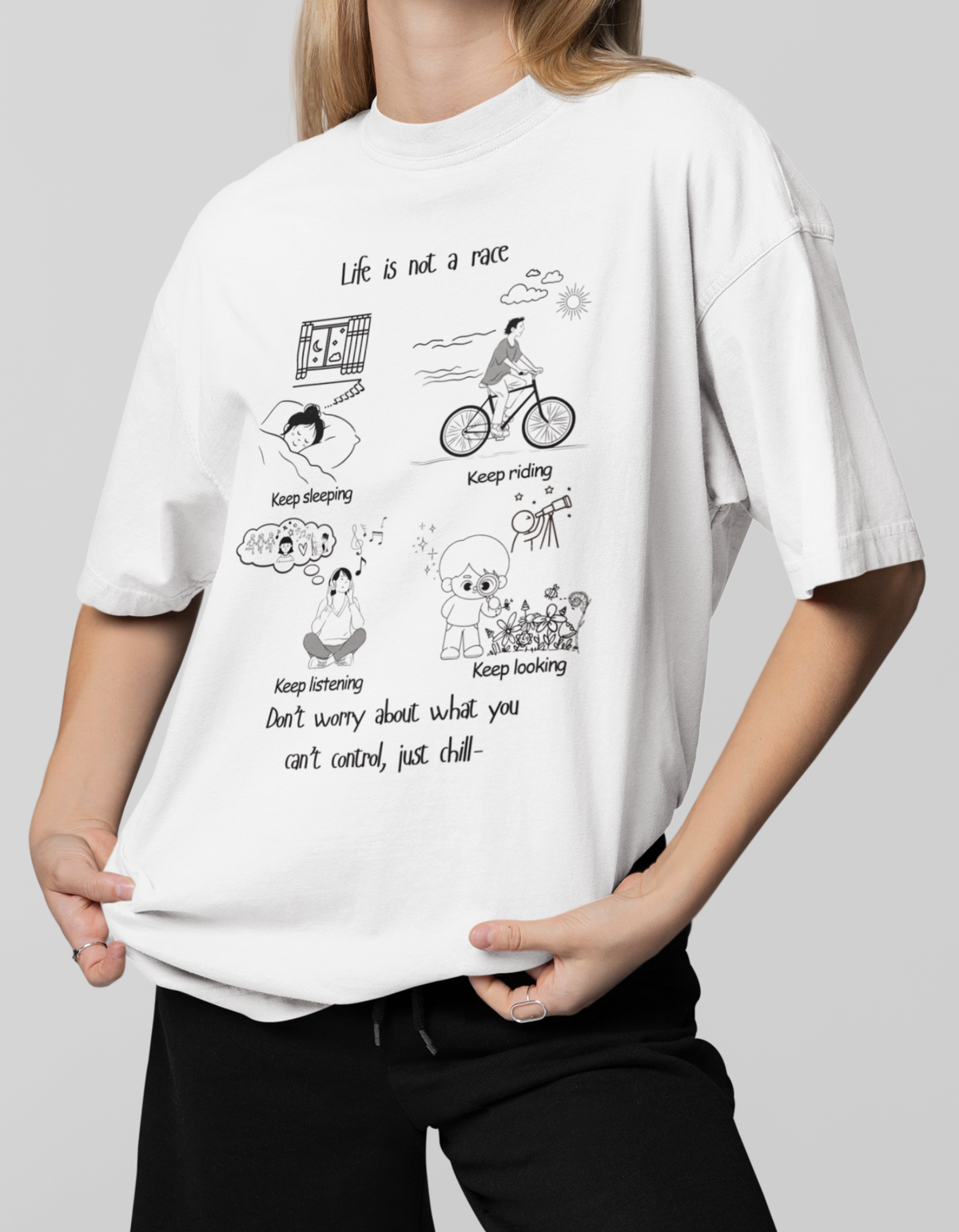 Unisex Oversized Printed T-Shirt