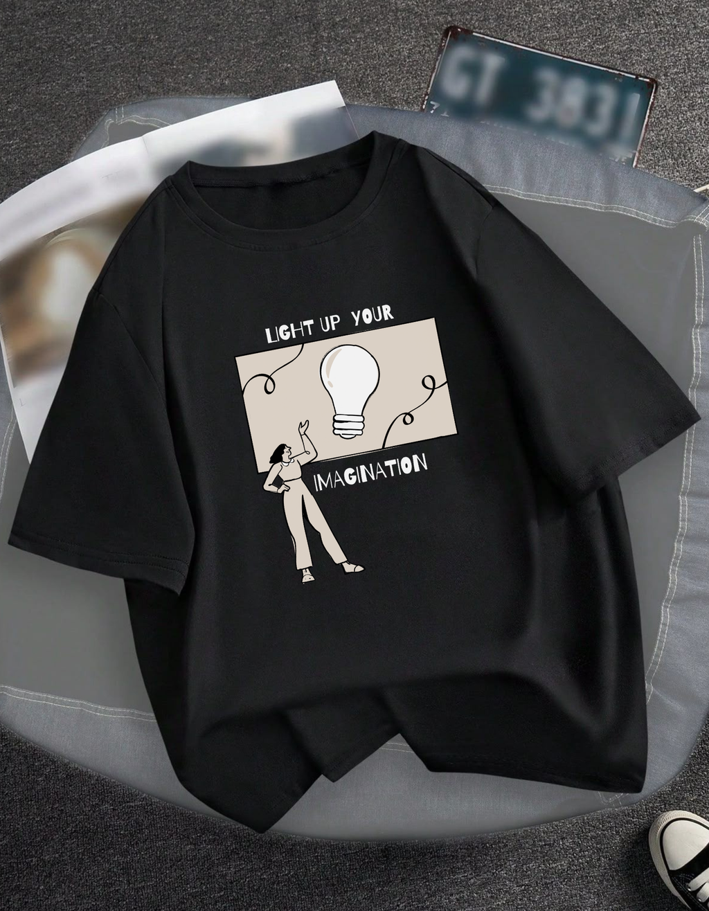 Women's  Light Up Oversized T-Shirt