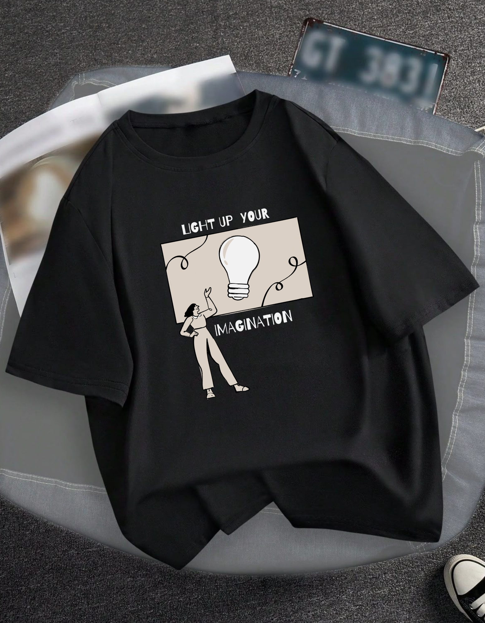 Women's  Light Up Oversized T-Shirt
