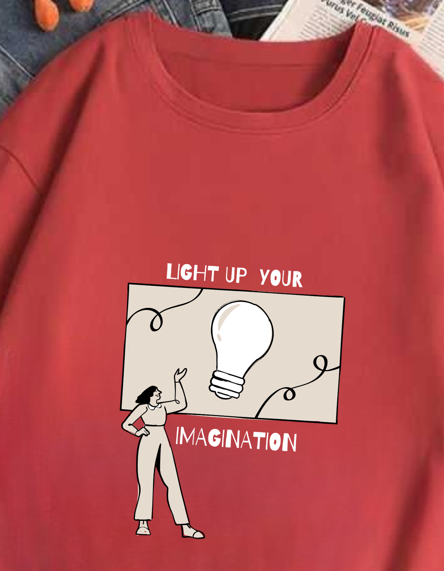 Women's  Light Up Oversized T-Shirt