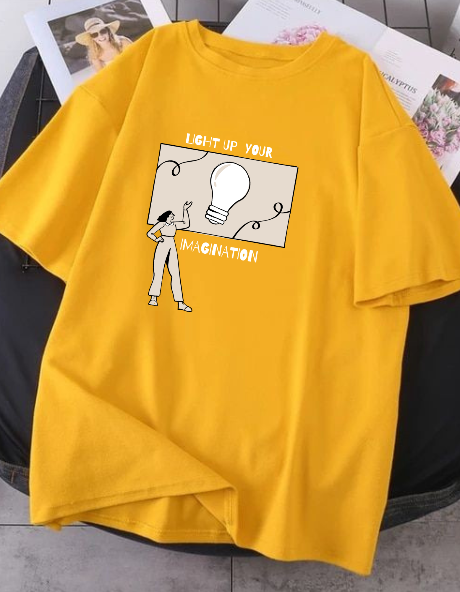 Women's  Light Up Oversized T-Shirt