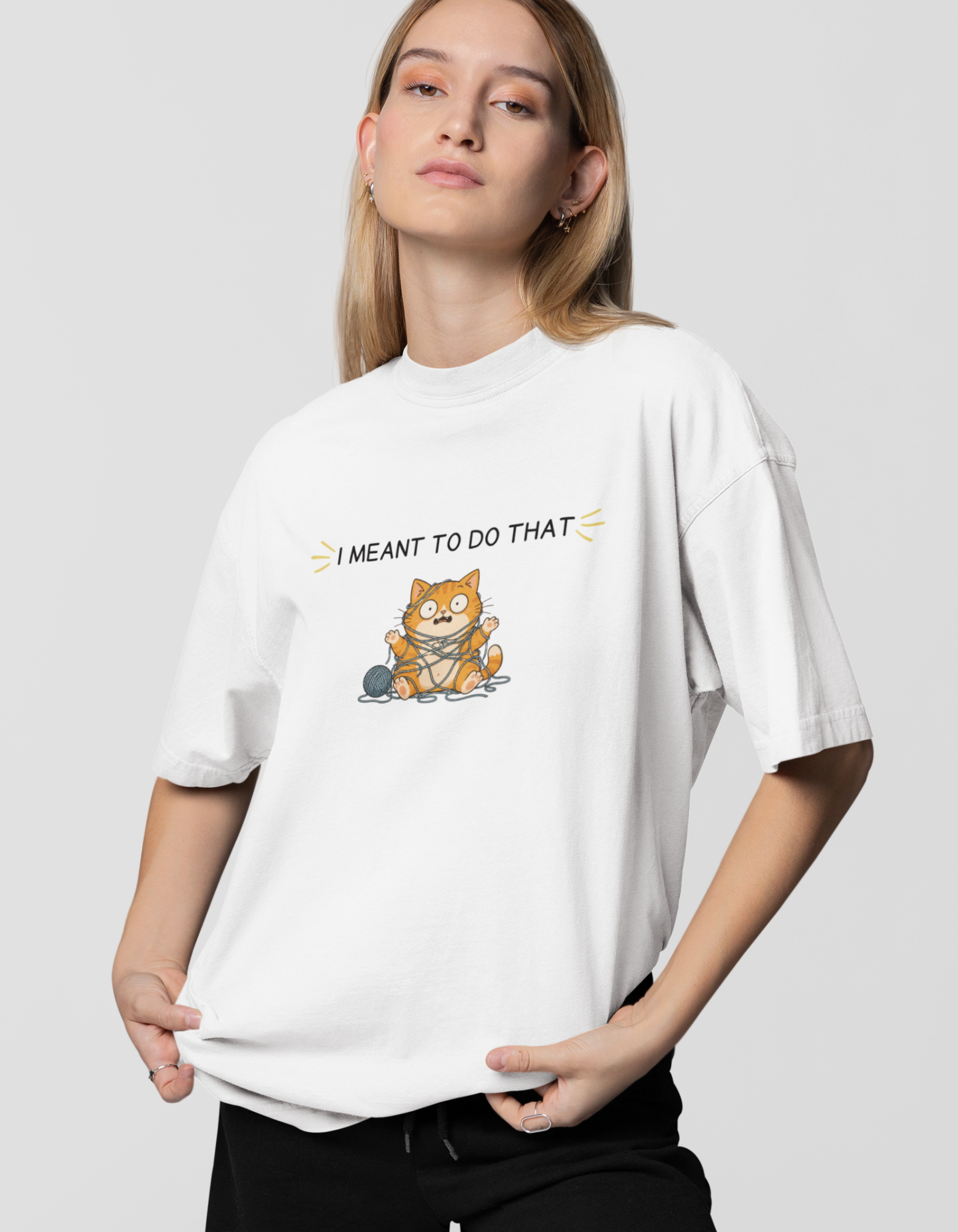 Women's Oversized Printed T-Shirt