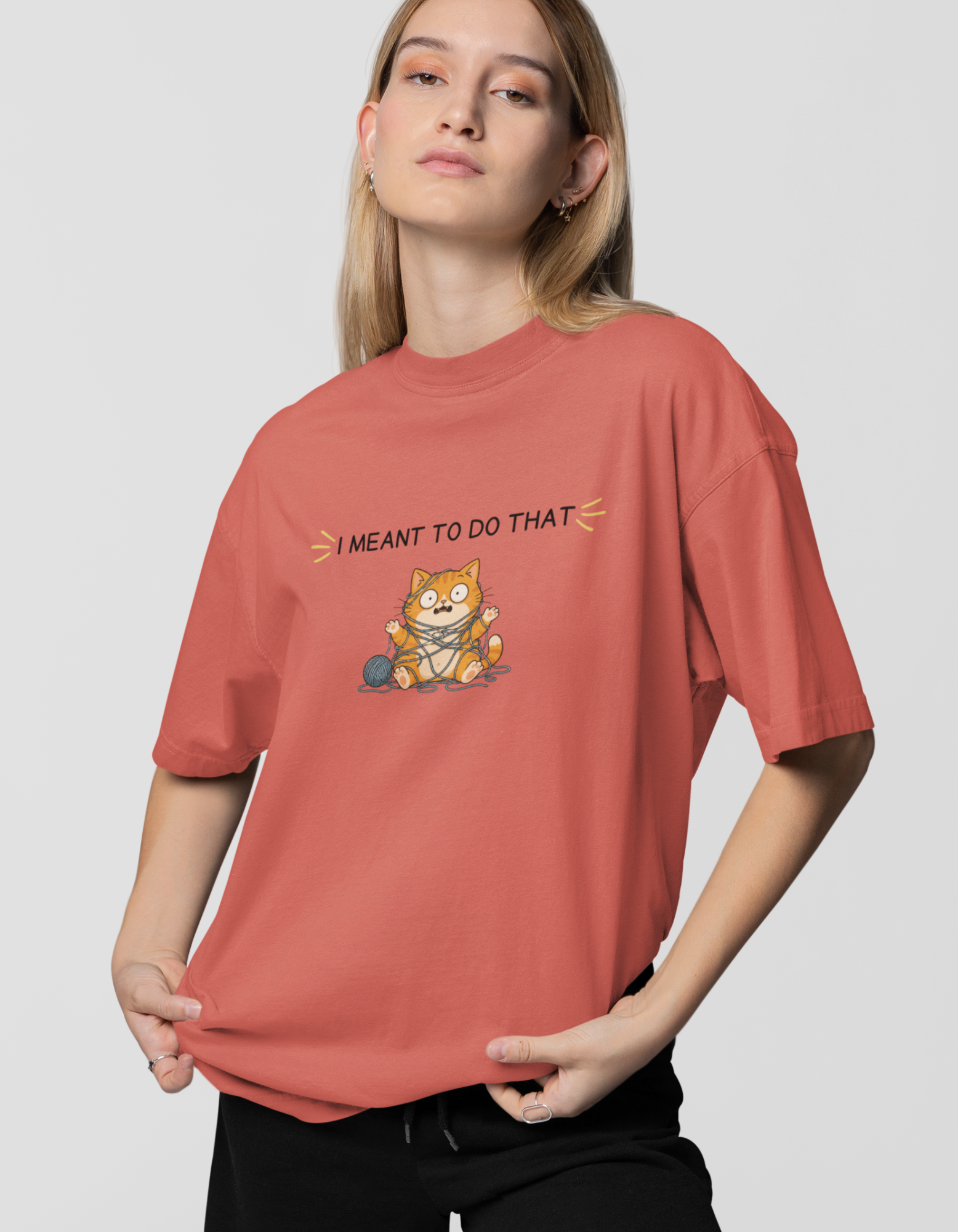 Women's Oversized Printed T-Shirt