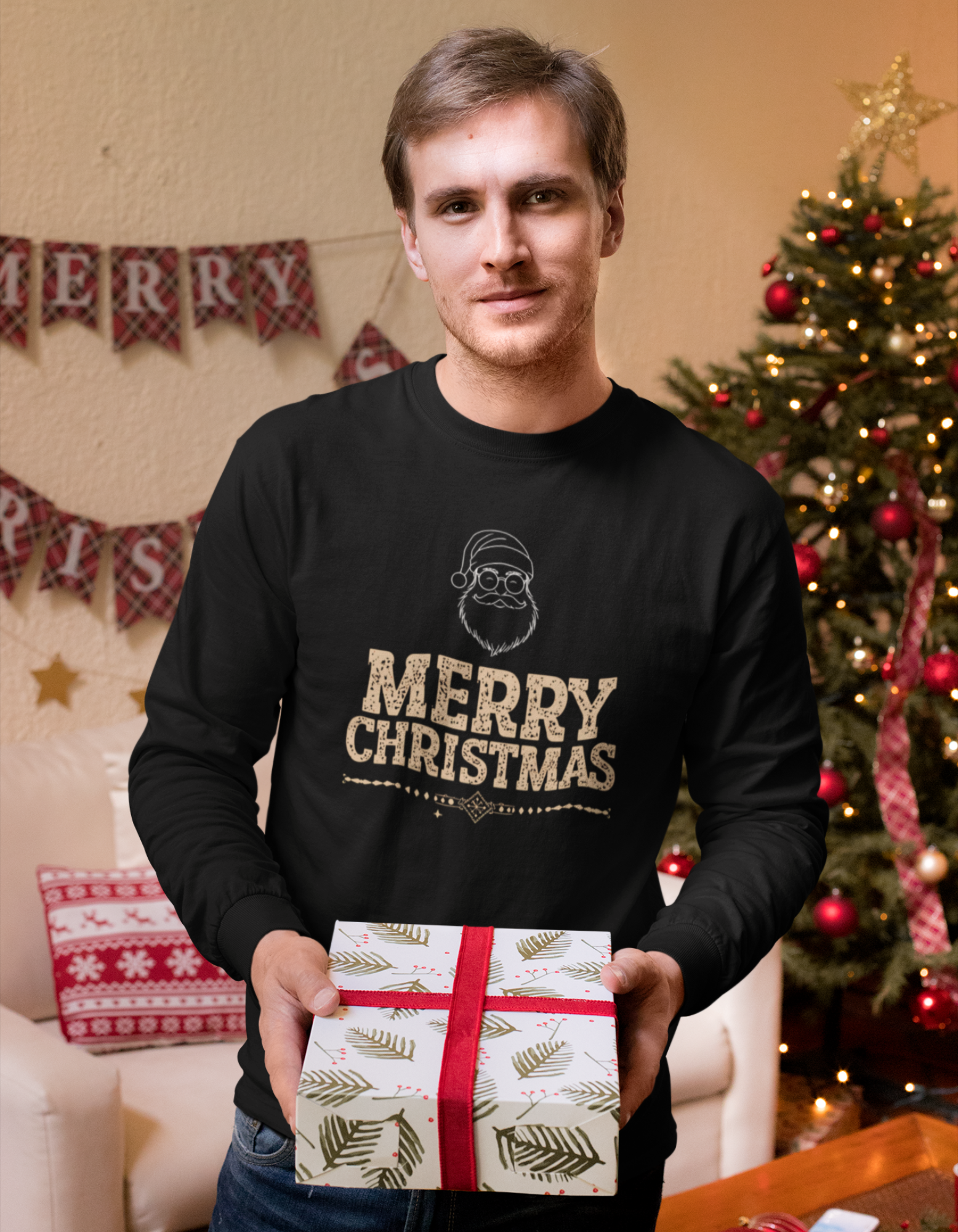 Merry Christmas Sweatshirt for Men