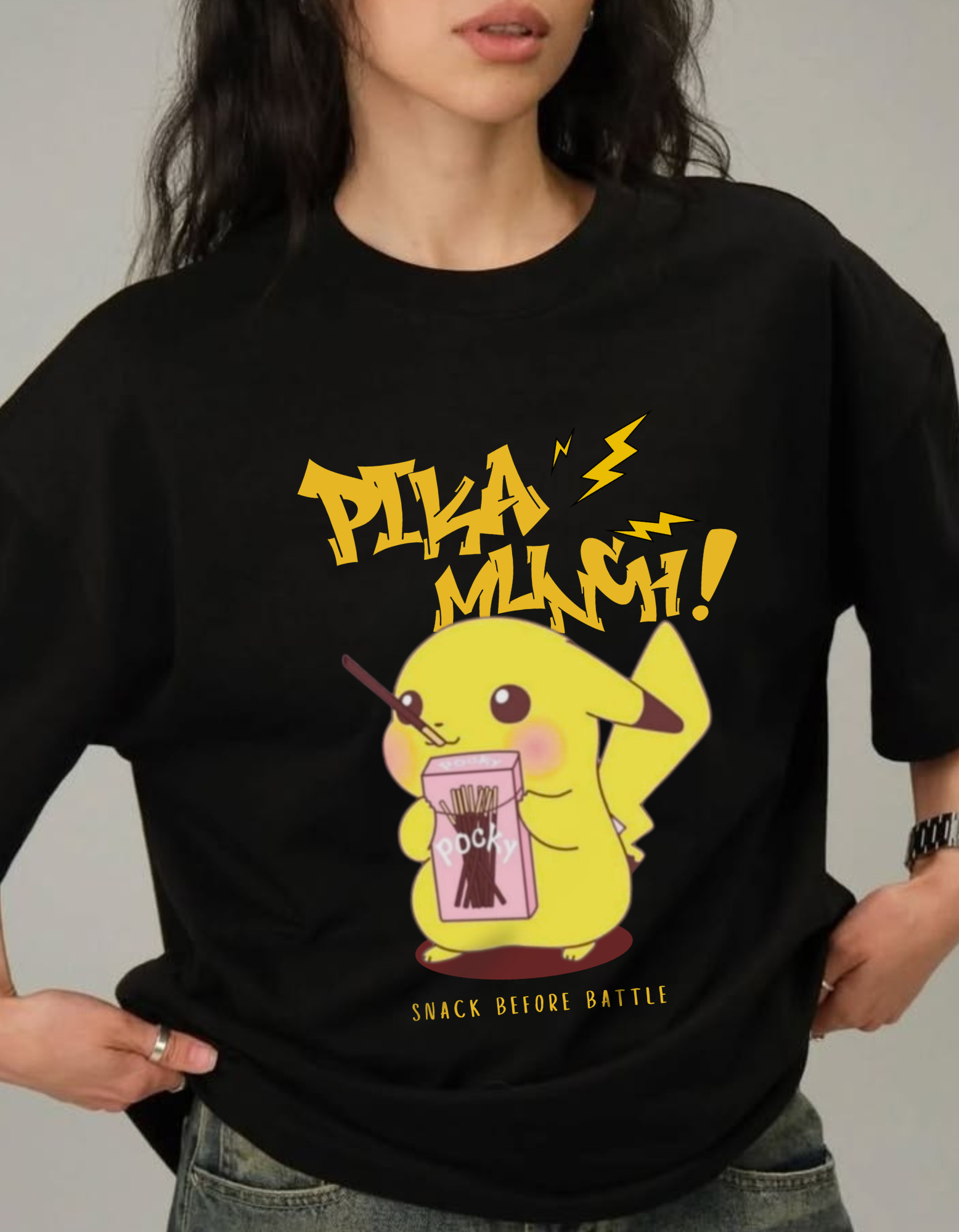 Women's Oversized Pikachu T-Shirt