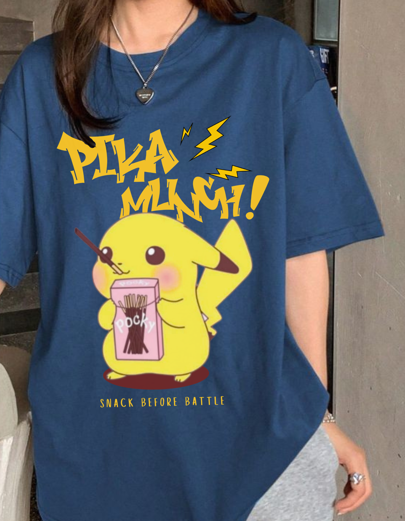 Women's Oversized Pikachu T-Shirt