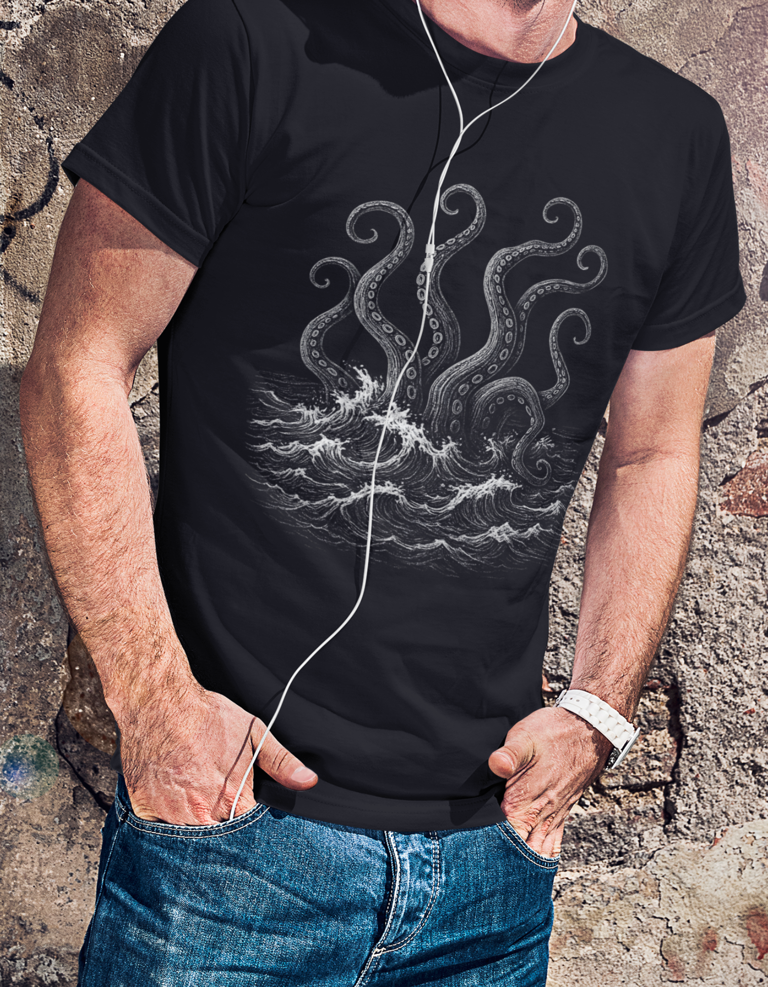 Men's Printed Crew T-Shirt