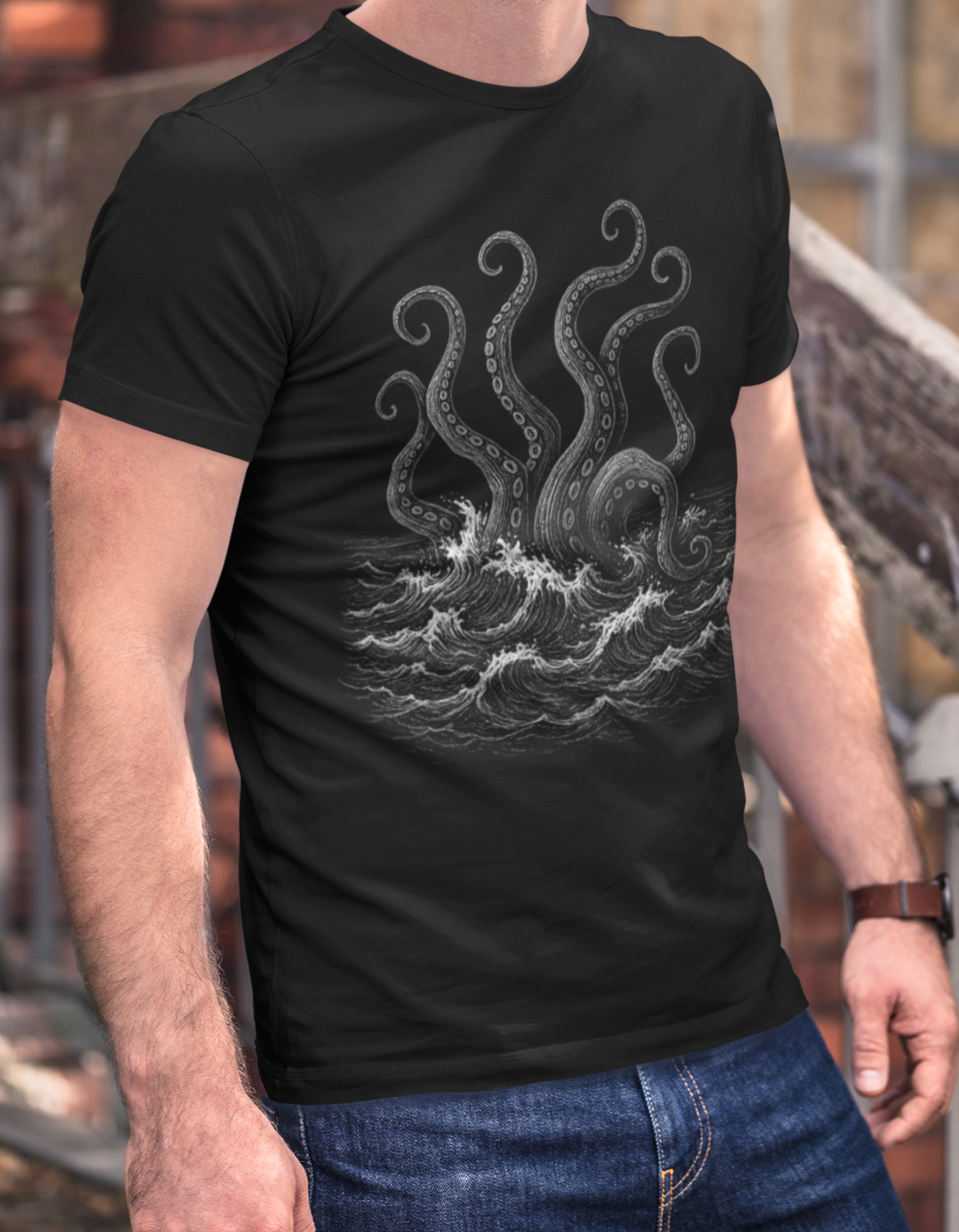 Men's Printed Crew T-Shirt