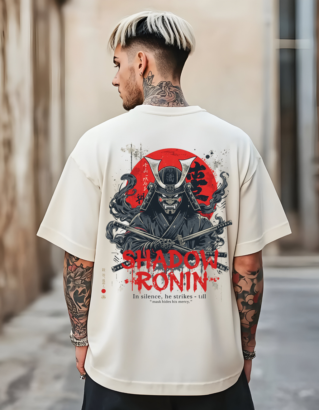 Shadow Ronin Oversized Tee for Men