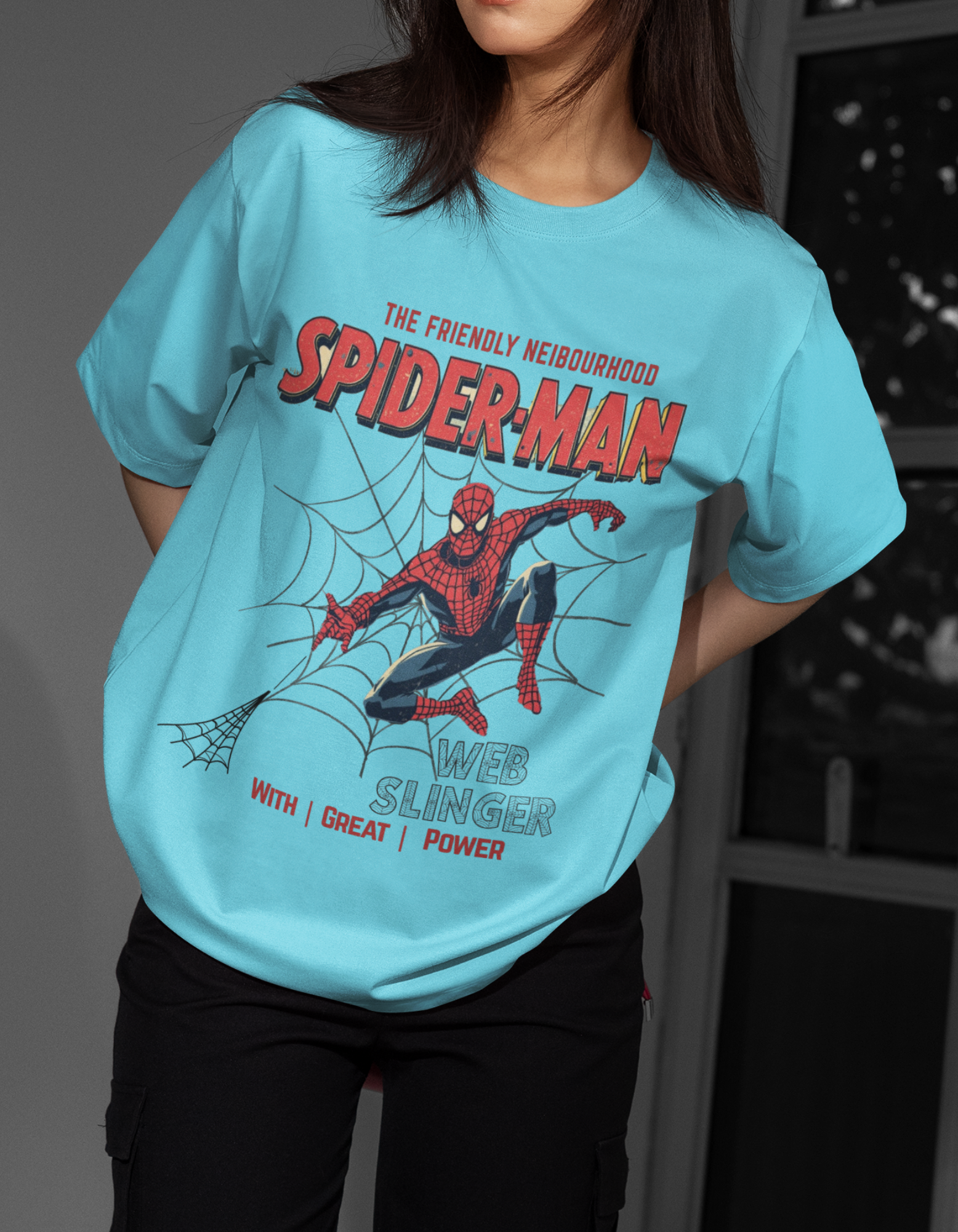 Spider-Man Unisex Oversized T-Shirt