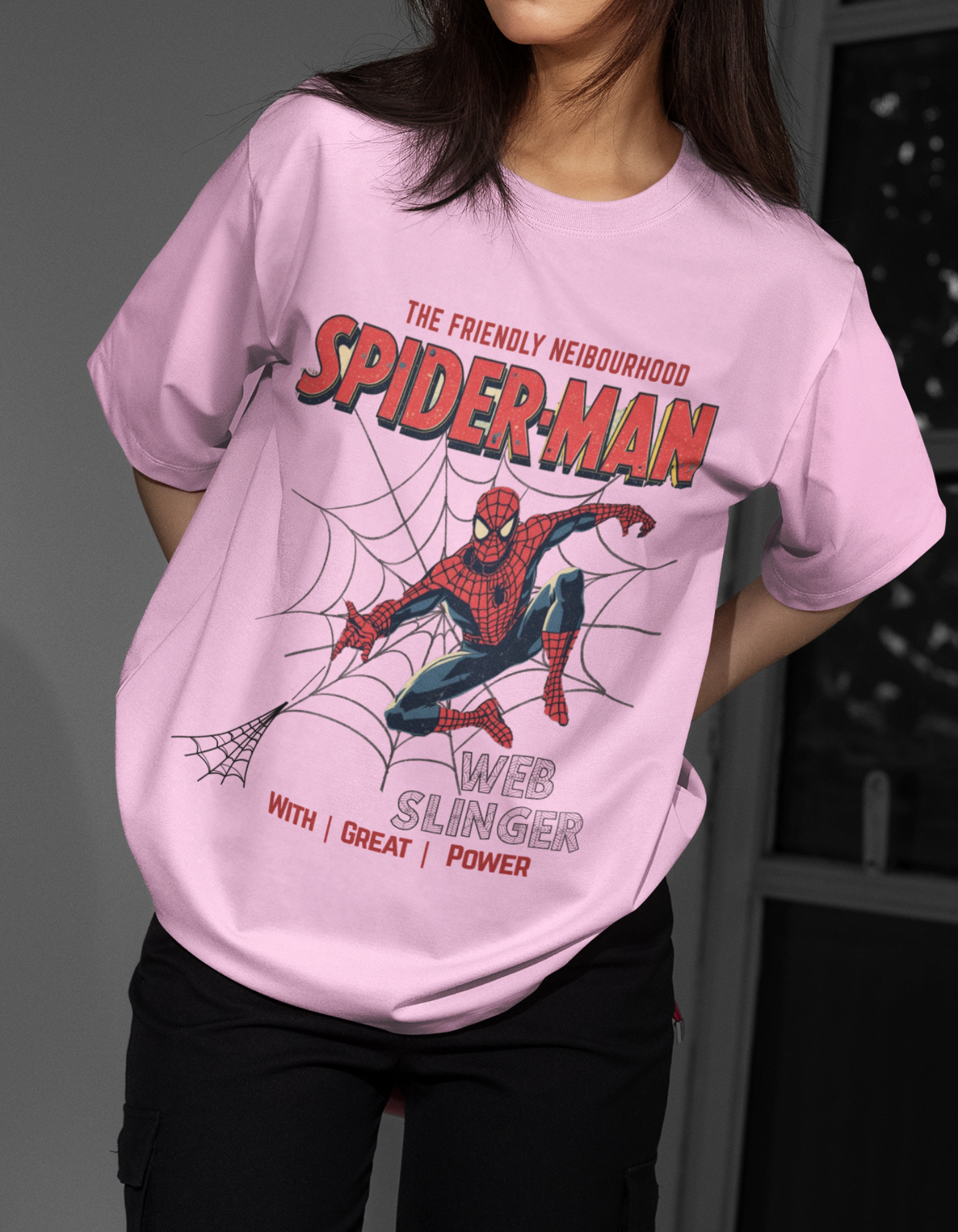 Spider-Man Unisex Oversized T-Shirt