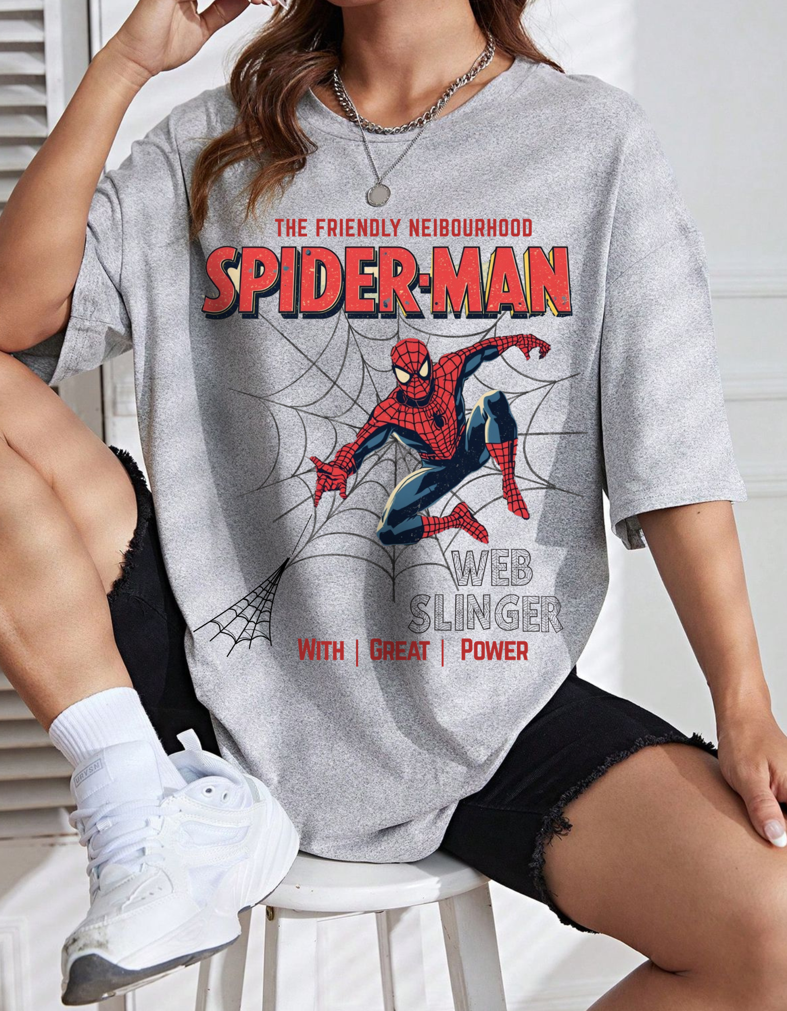 Spider-Man Unisex Oversized T-Shirt