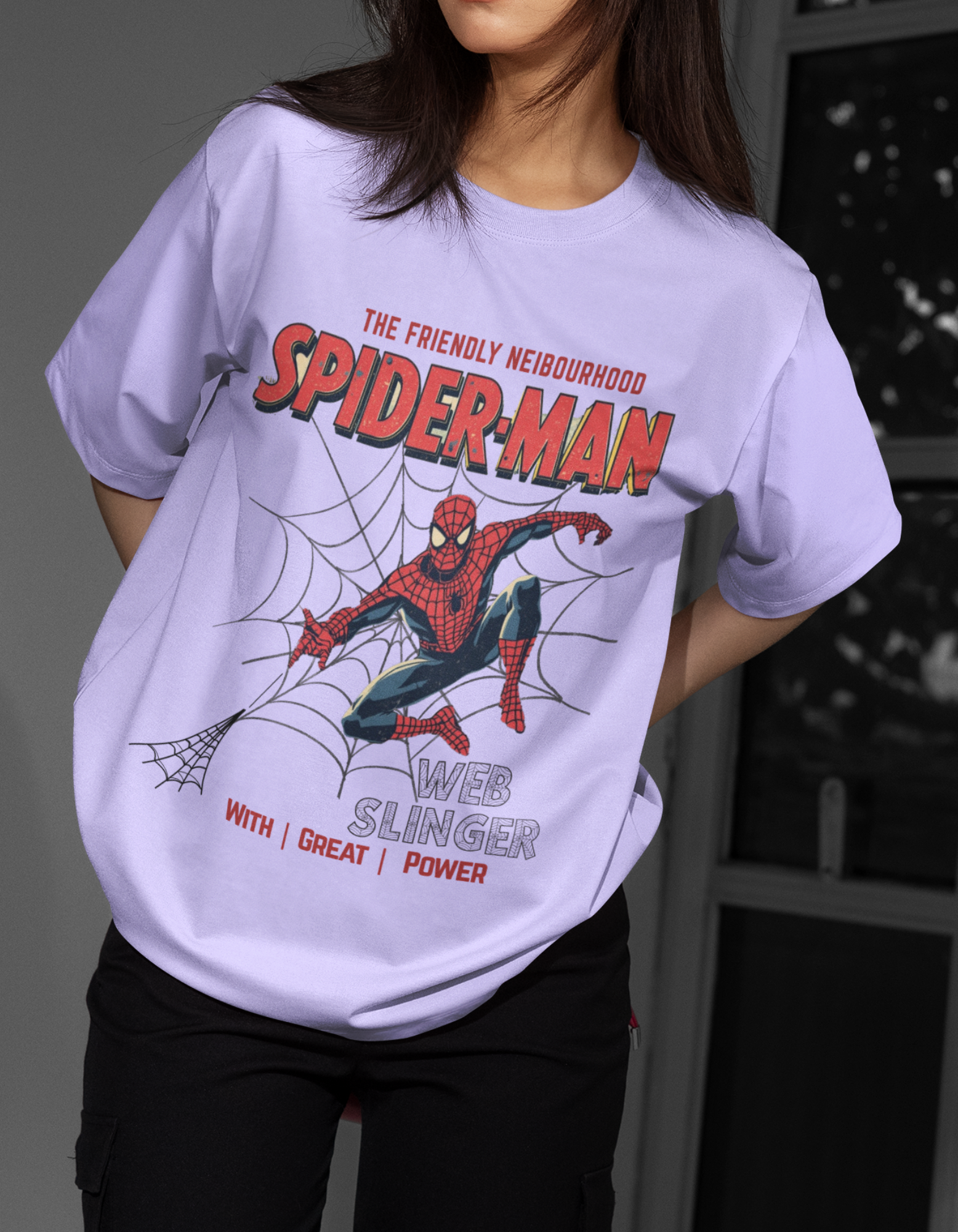 Spider-Man Unisex Oversized T-Shirt