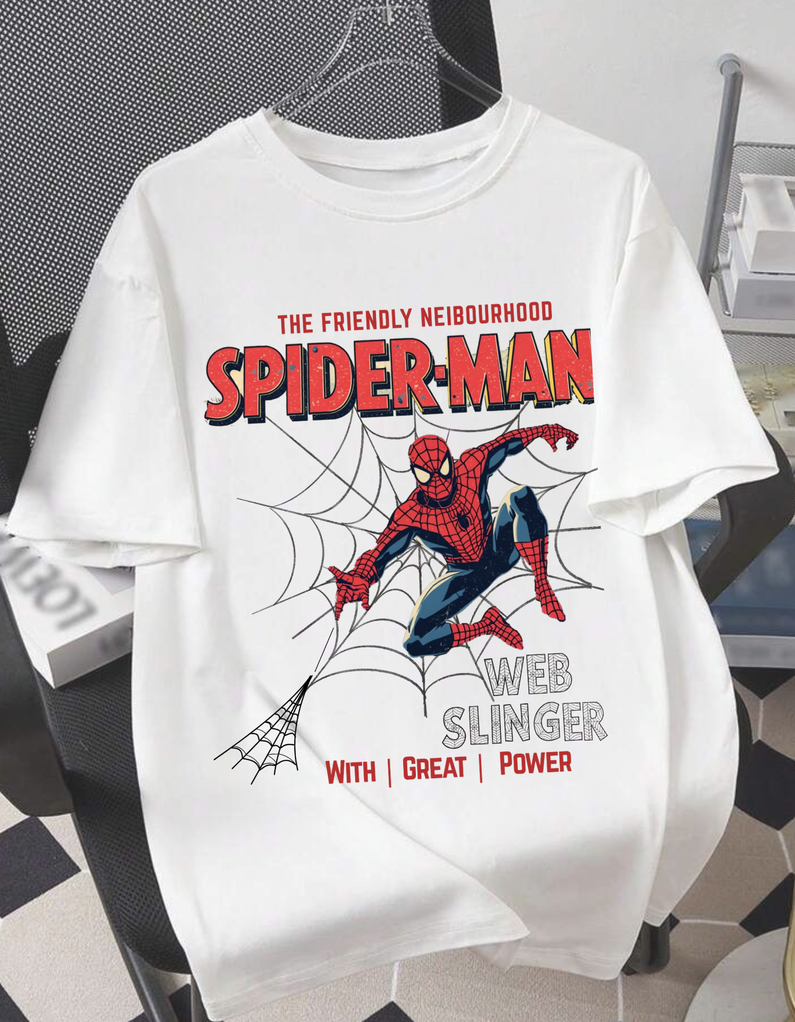 Spider-Man Unisex Oversized T-Shirt