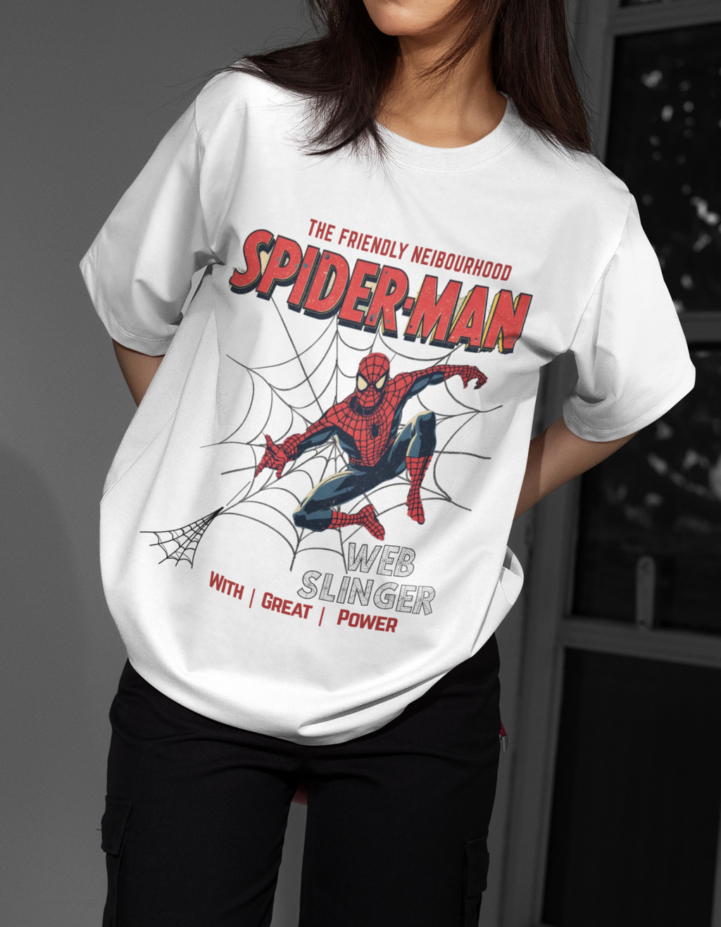 Spider-Man Unisex Oversized T-Shirt