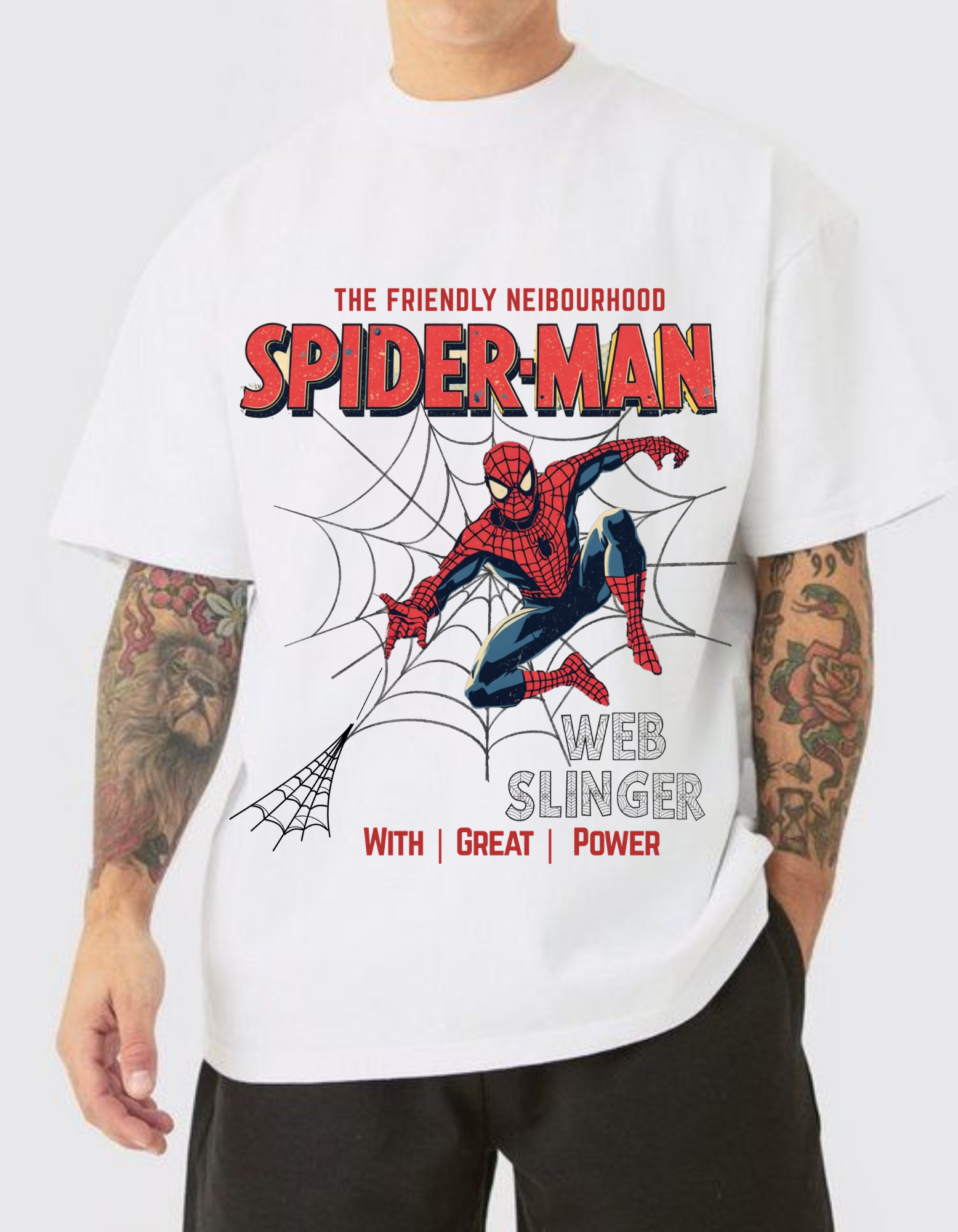 Spider-Man Unisex Oversized T-Shirt