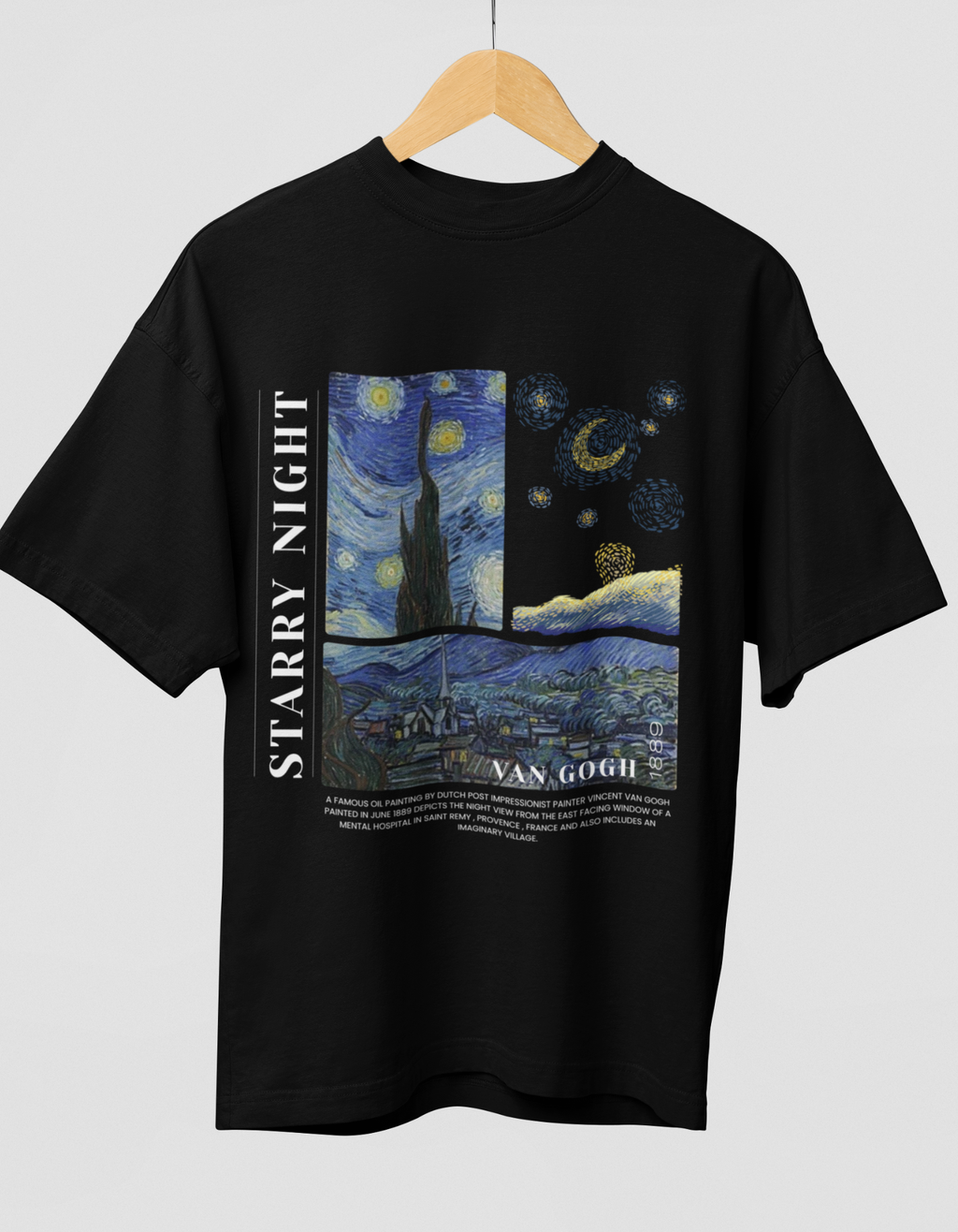 Starry Night Unisex Oversized T-Shirt