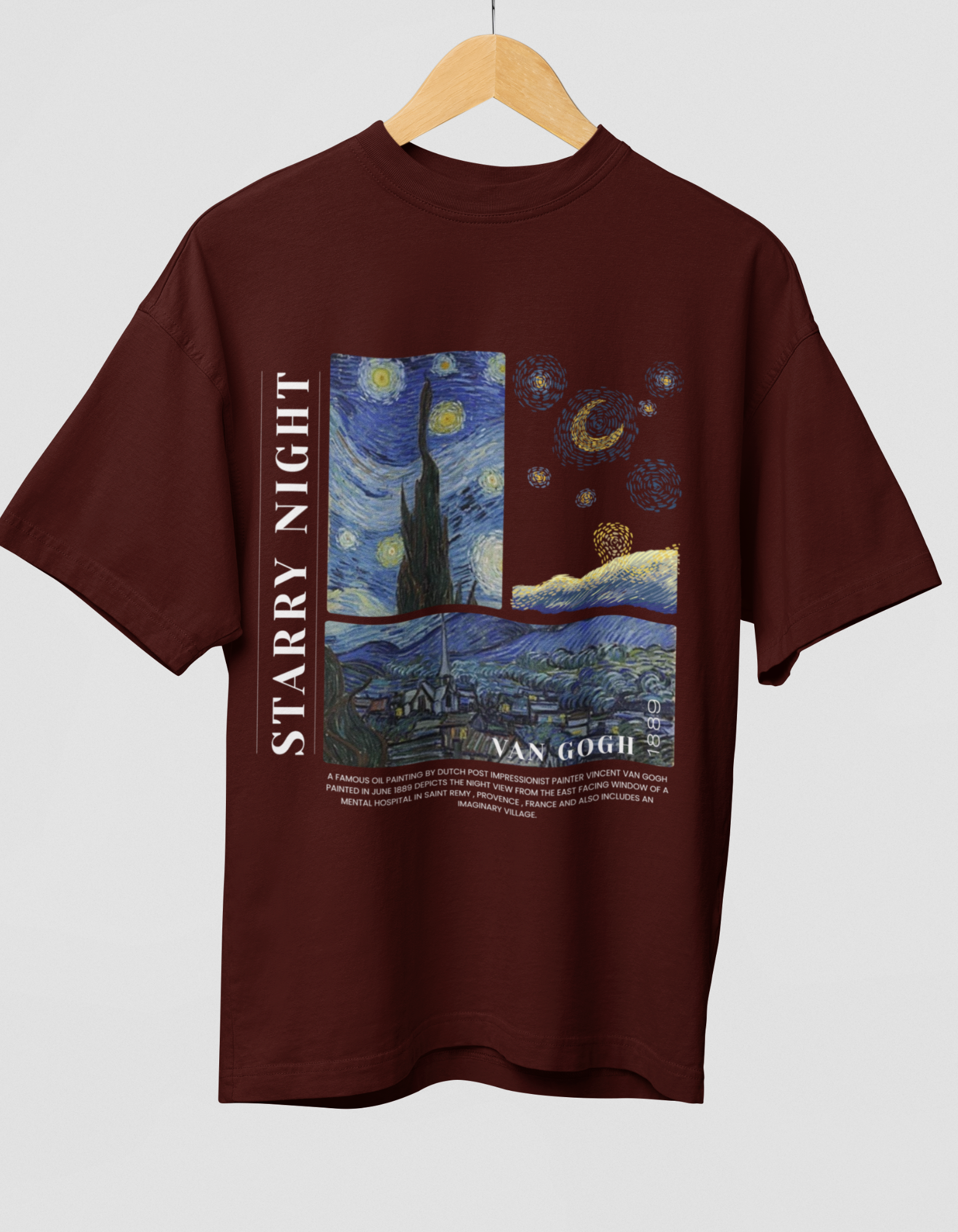 Starry Night Unisex Oversized T-Shirt