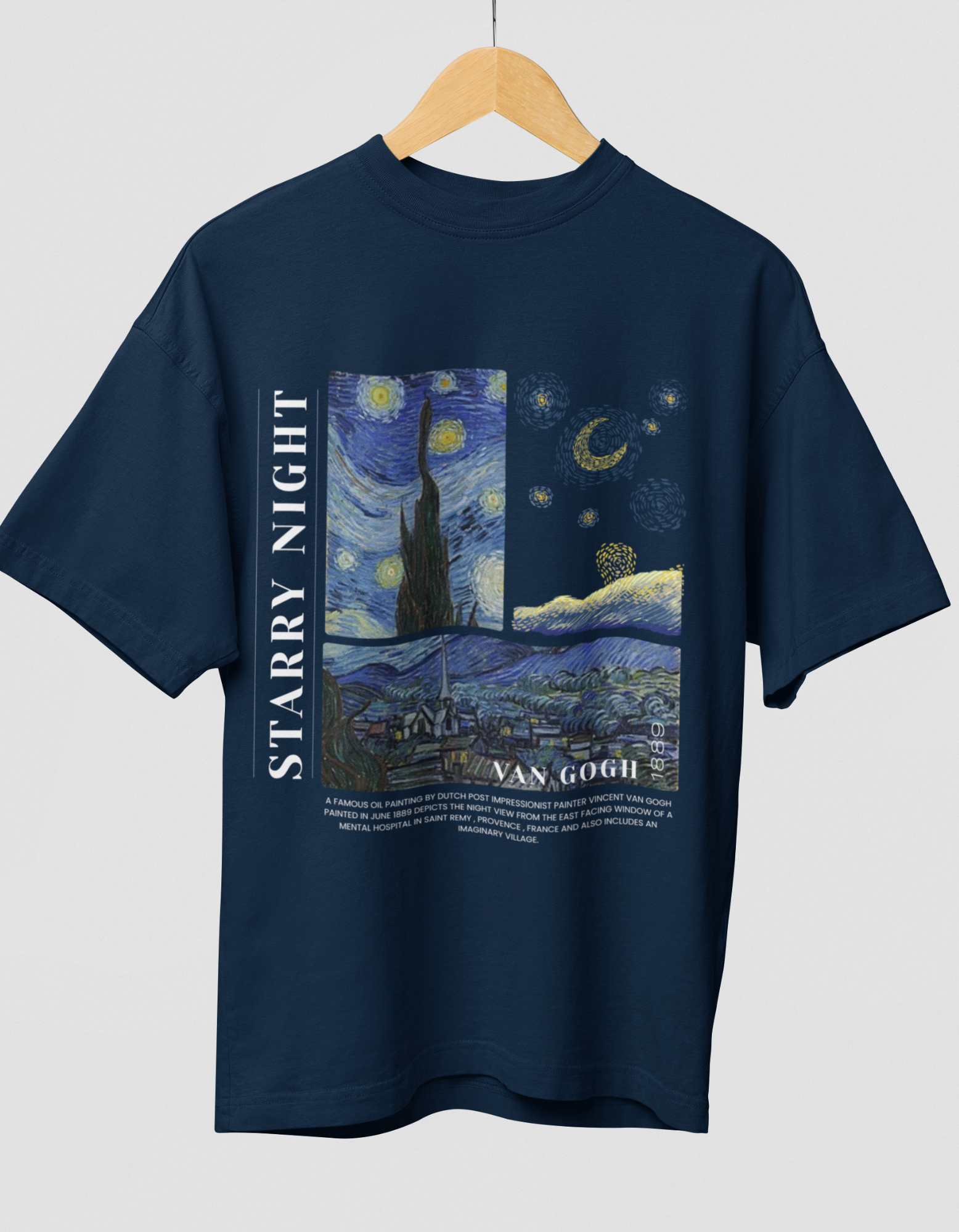 Starry Night Unisex Oversized T-Shirt