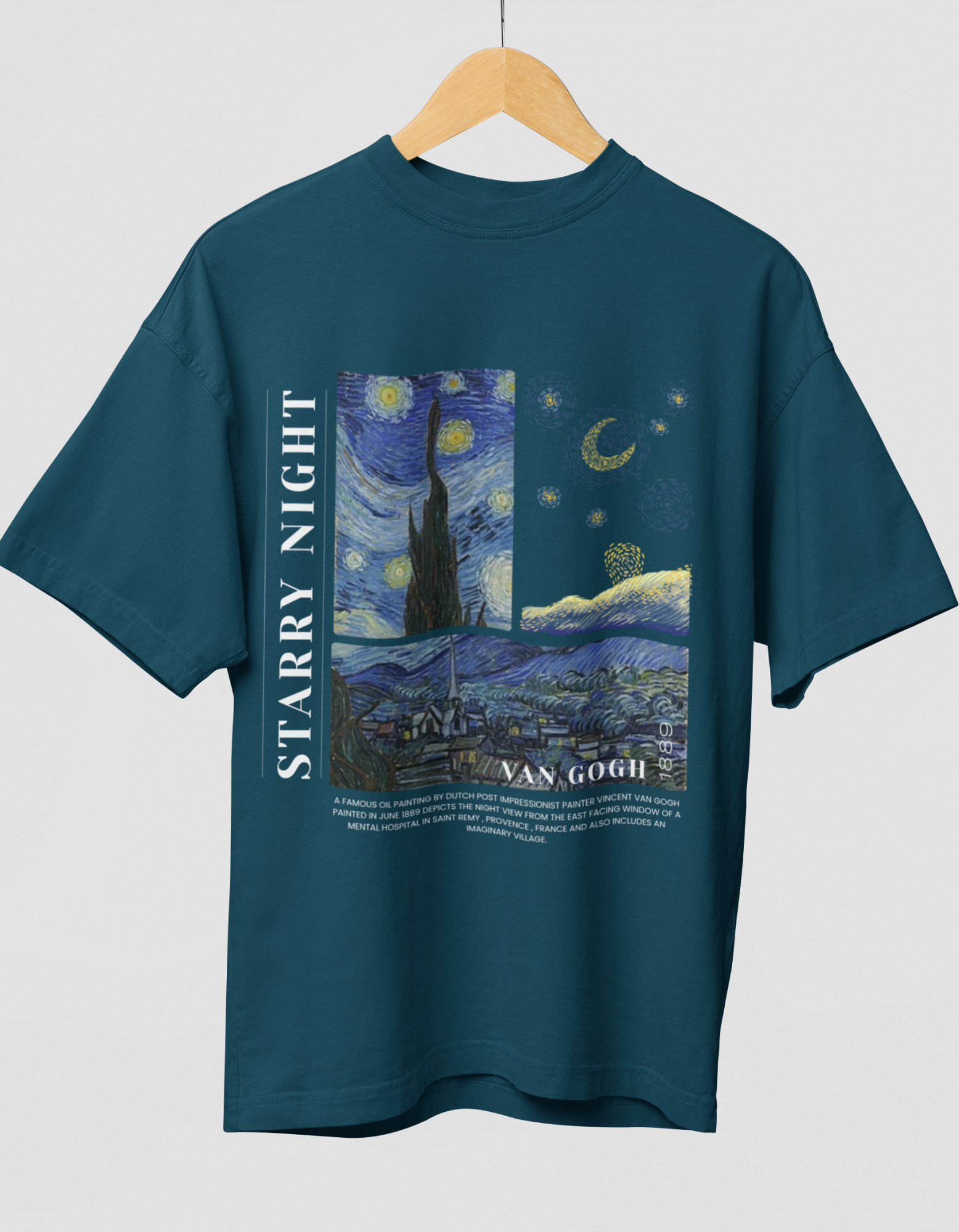 Starry Night Unisex Oversized T-Shirt