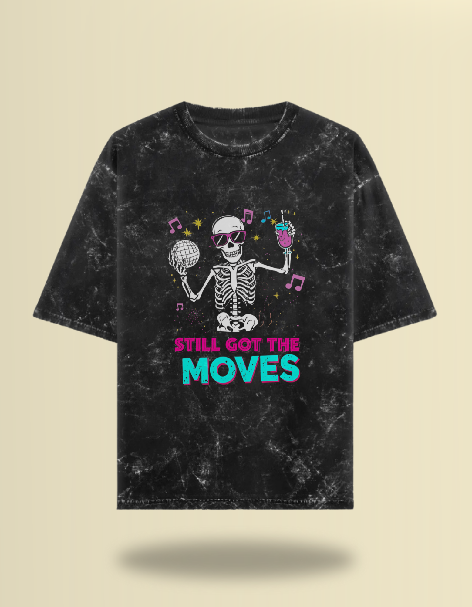 Men's Acid Washed Oversized Tee