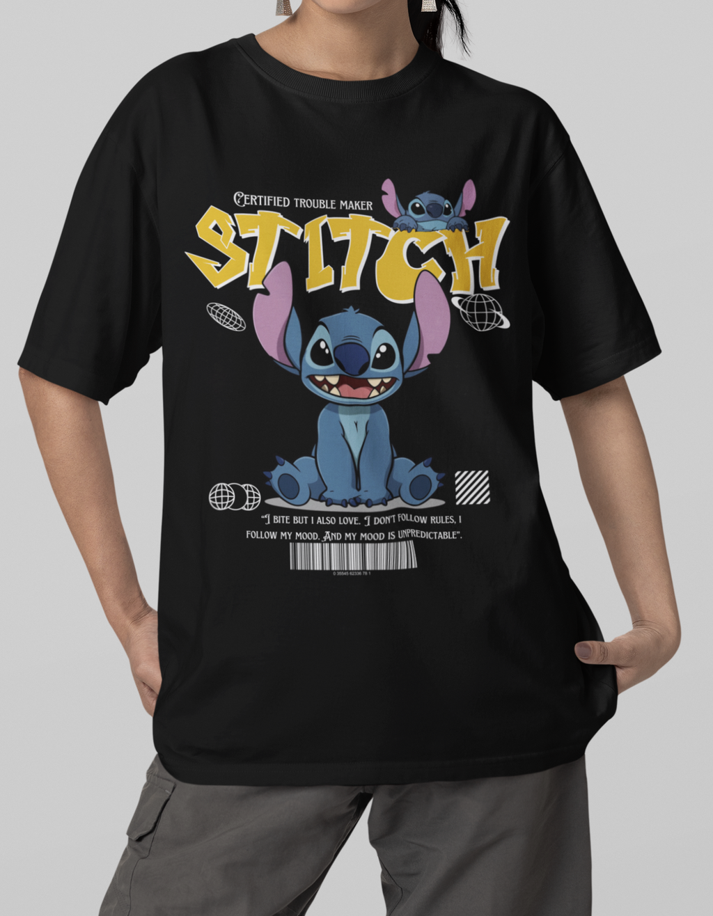 Oversized Stitch T-Shirt for Women