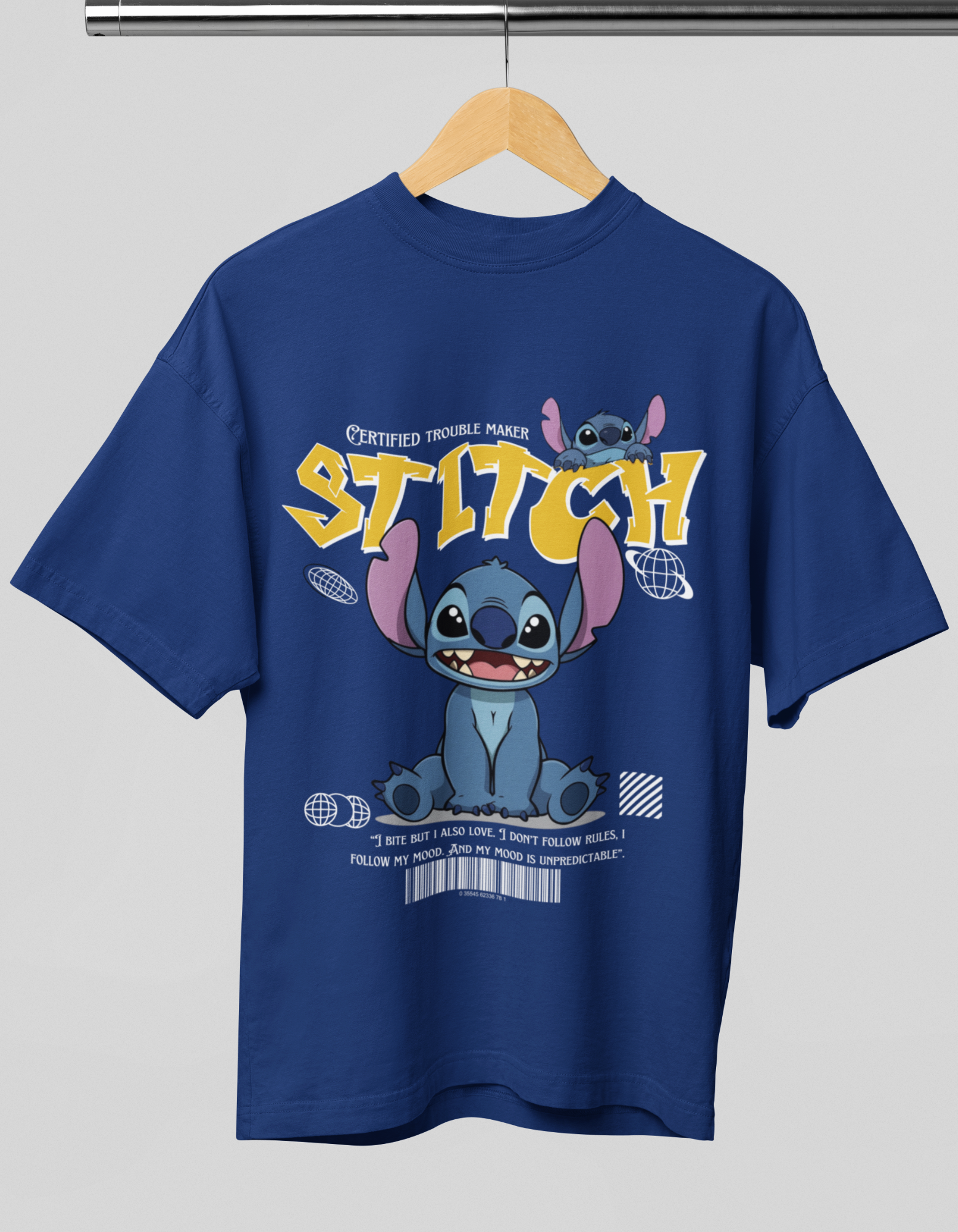 Oversized Stitch T-Shirt for Women